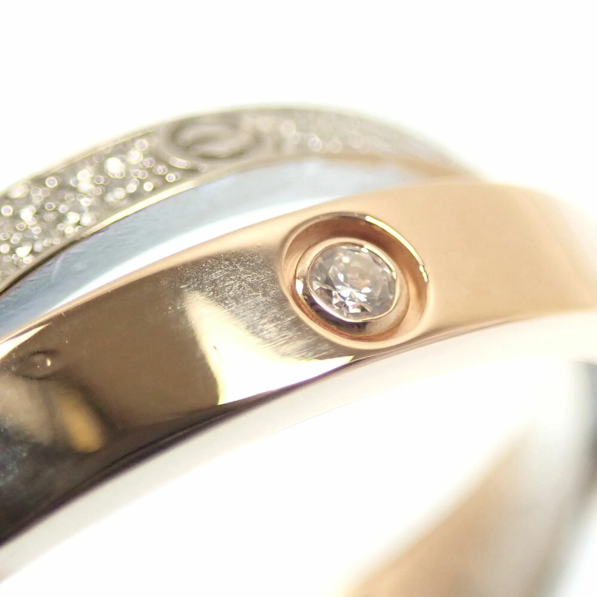 Band Ring 18K White Gold and 18K Yellow Gold - Image 3
