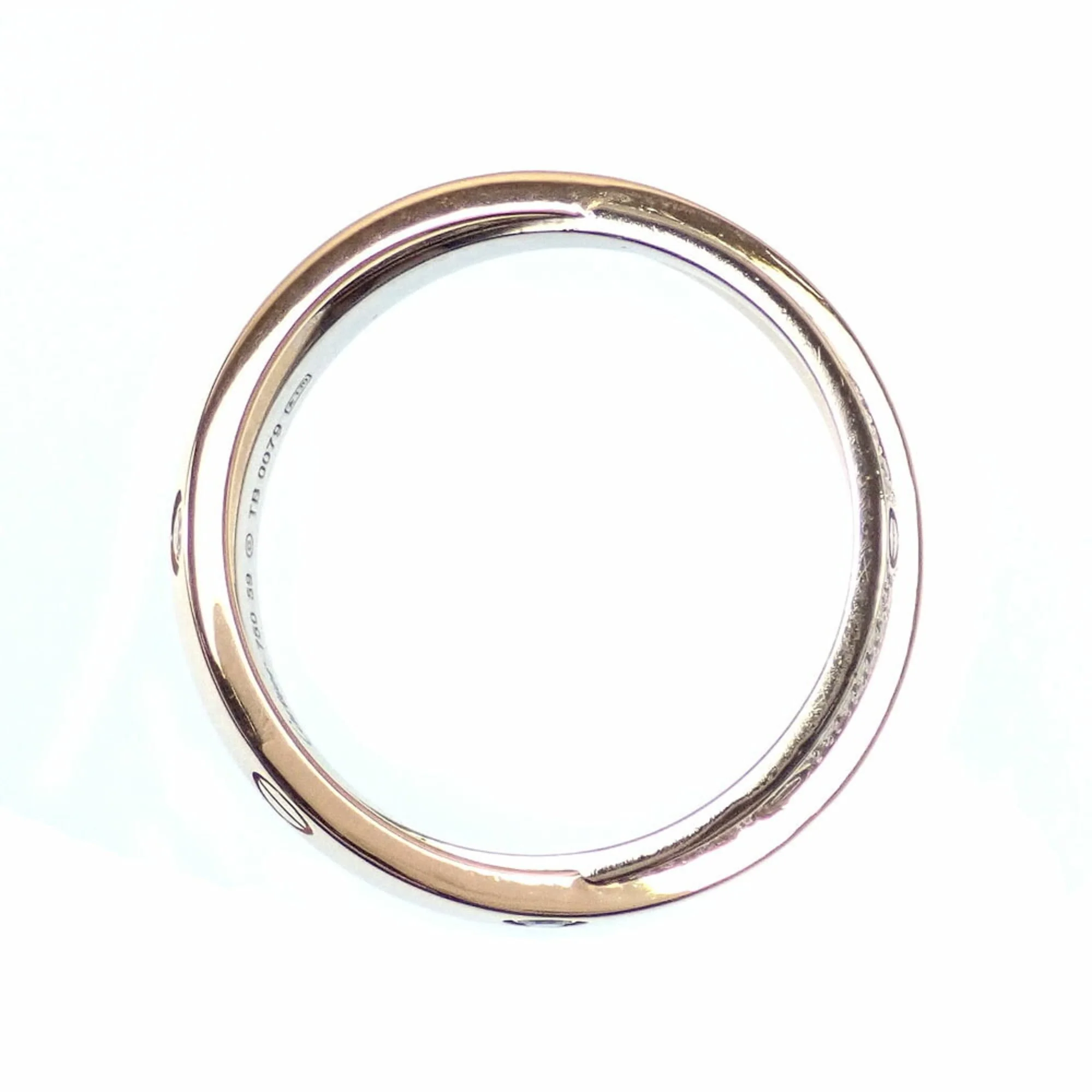 Band Ring 18K White Gold and 18K Yellow Gold - Image 6
