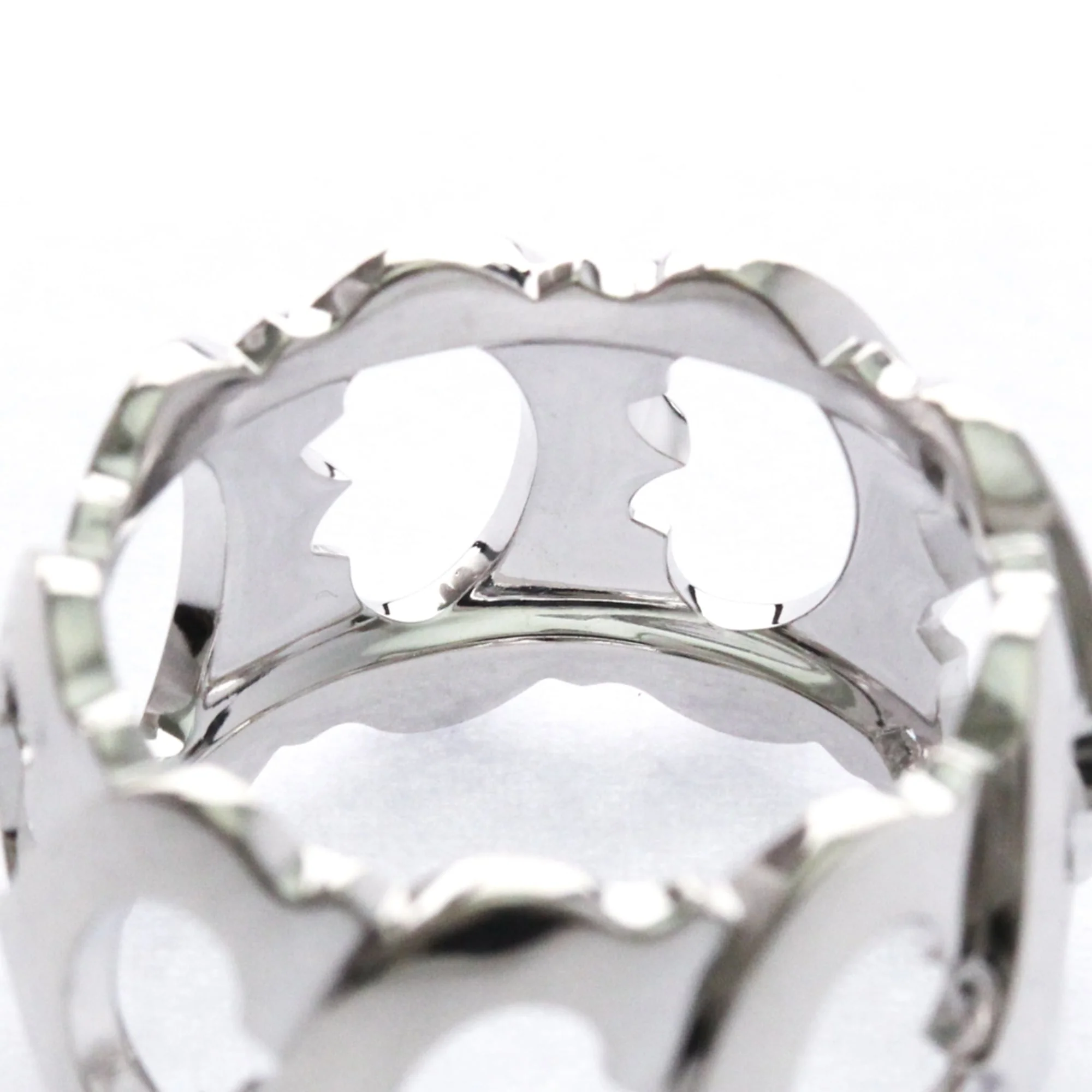 Band Ring 18K White Gold With Diamond - Image 8