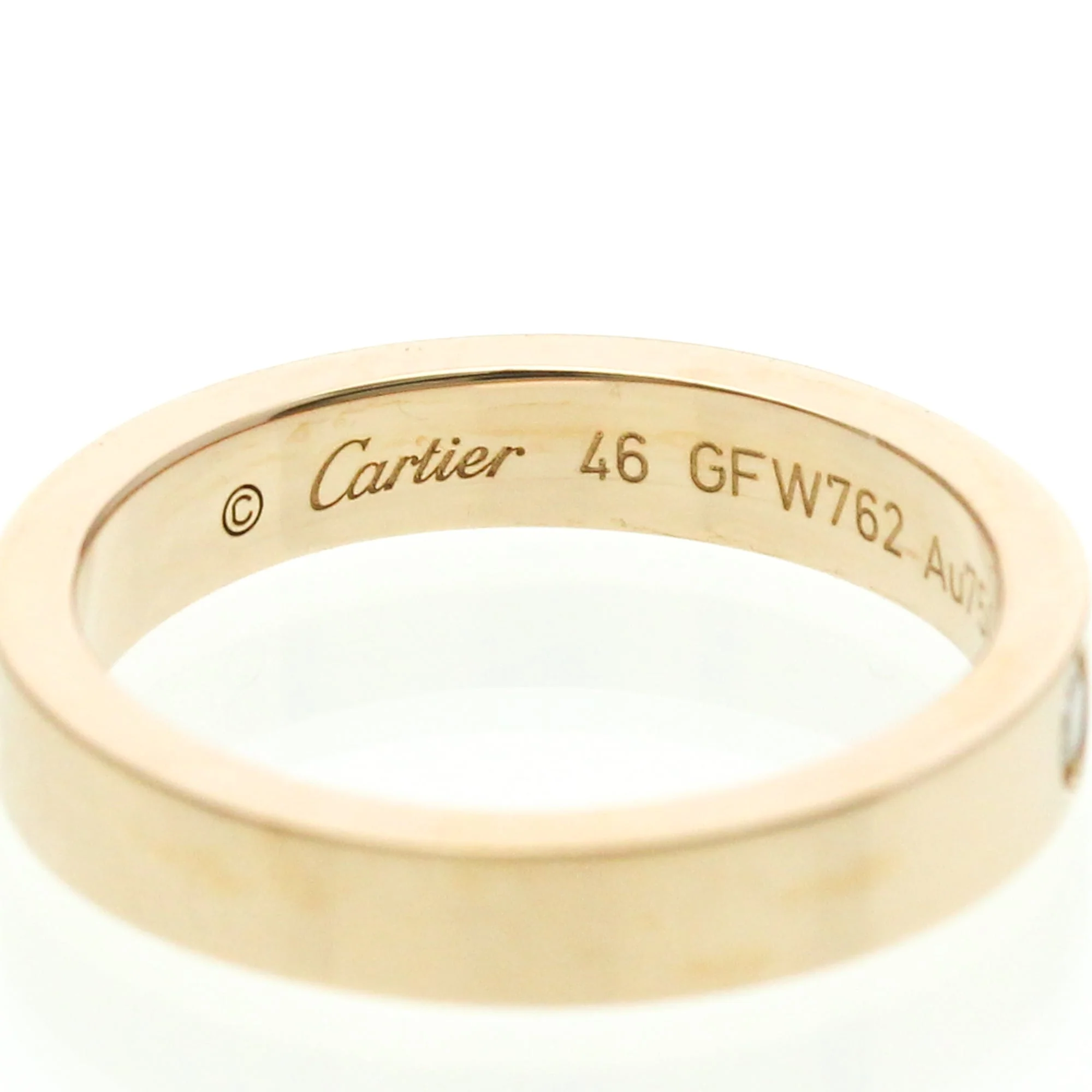 C de Cartier Ring 18K Rose Gold - Image 6