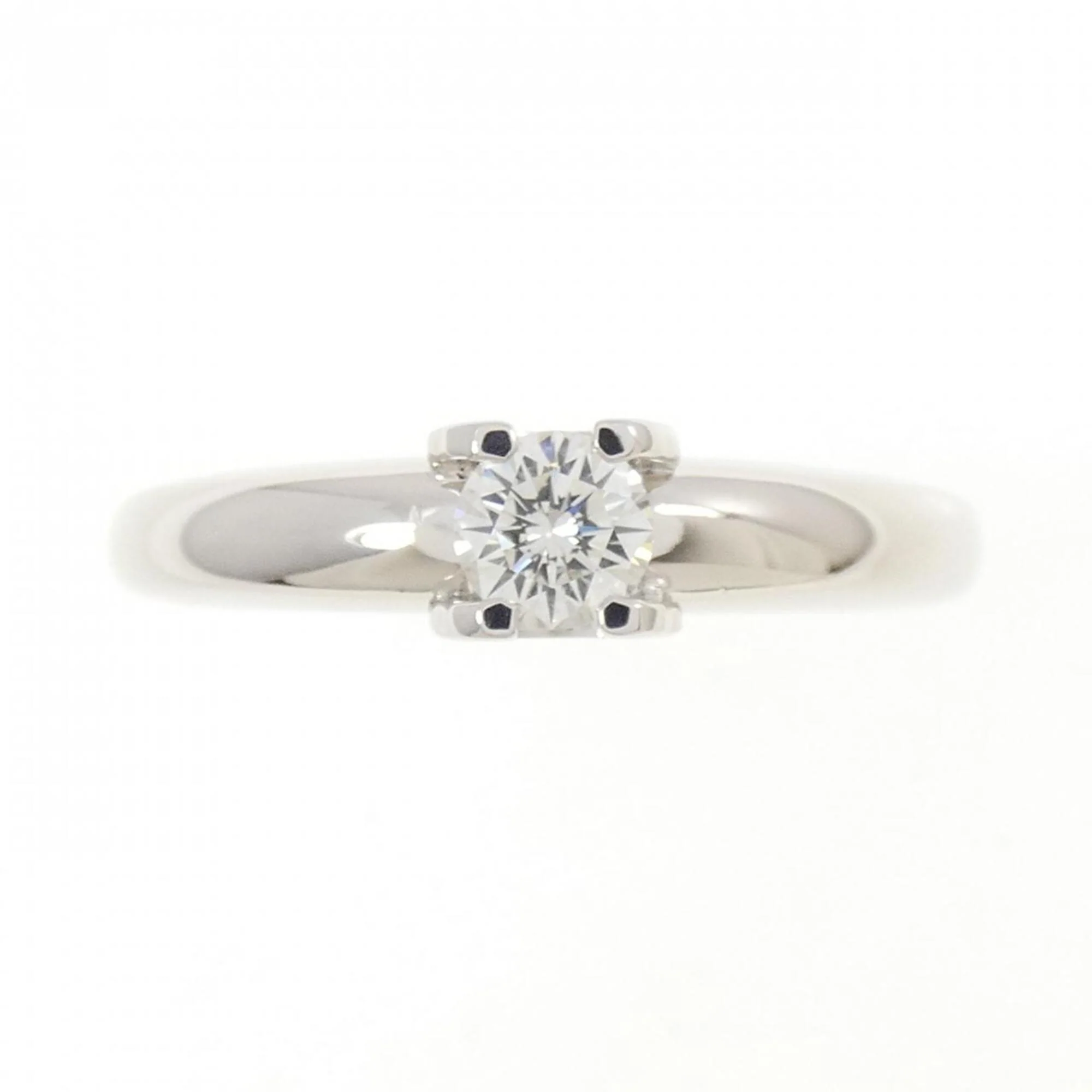 C-Setting Ring 18K White Gold with Diamond - Image 2