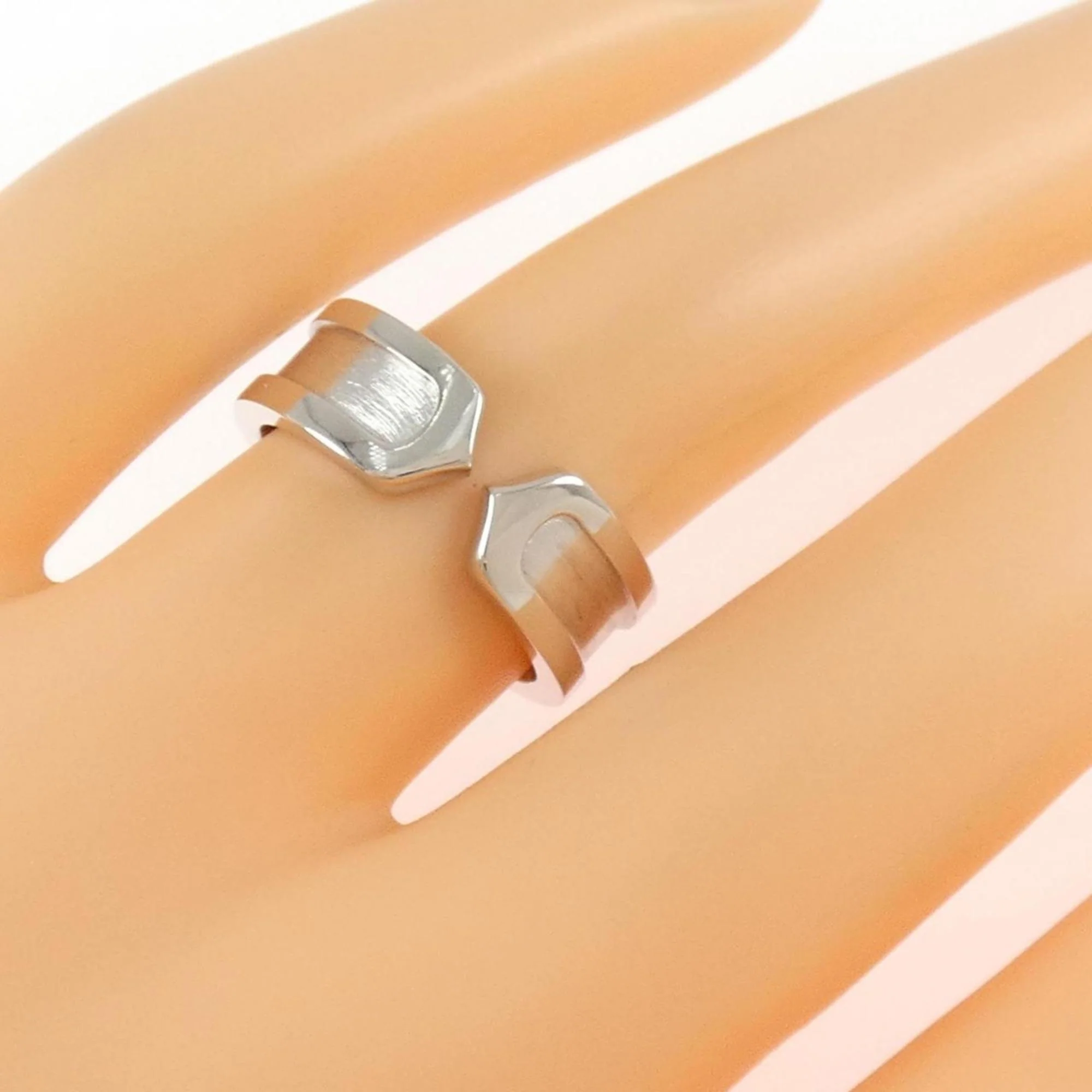 C2 Ring 18K White Gold Small - Image 4