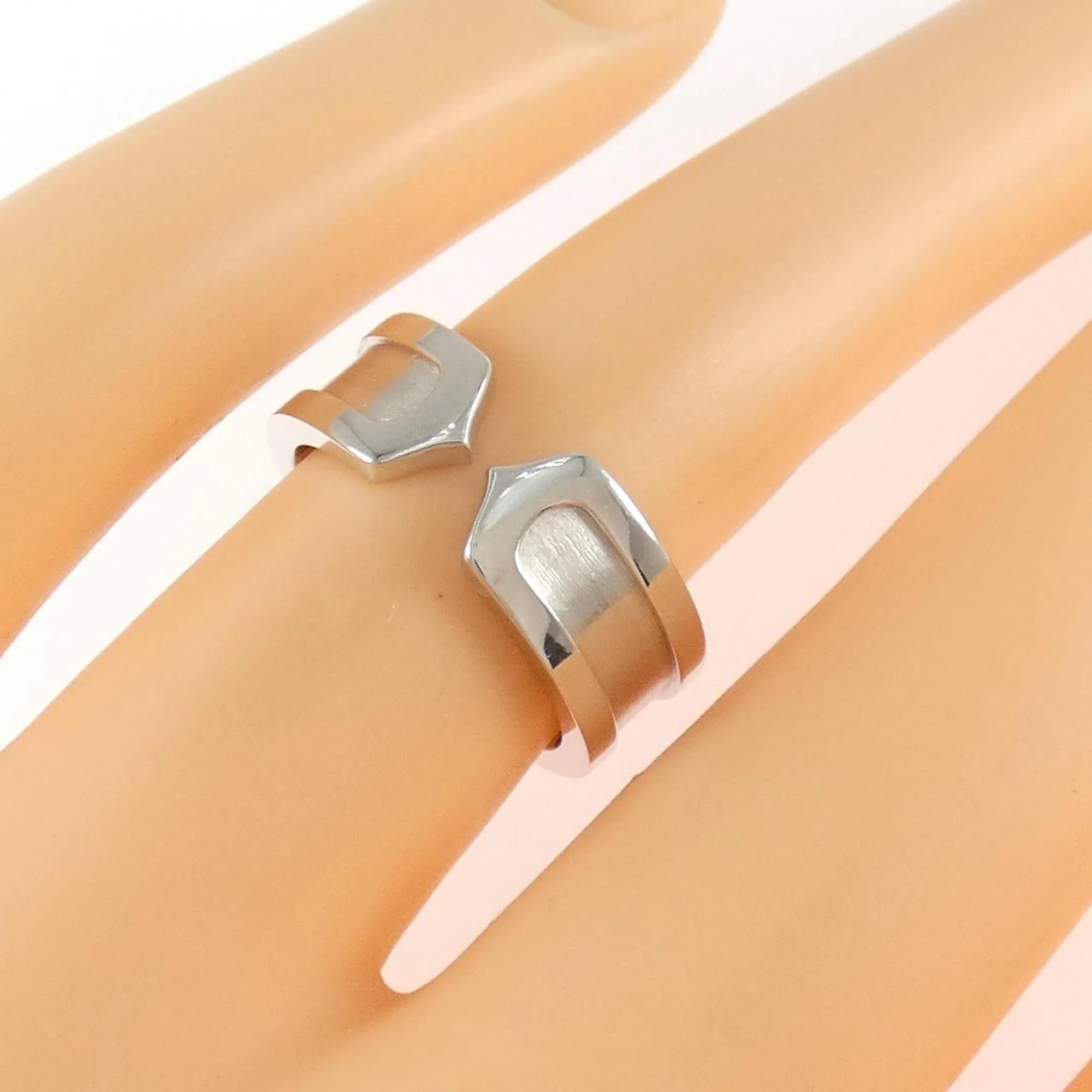 C2 Ring 18K White Gold Small - Image 4