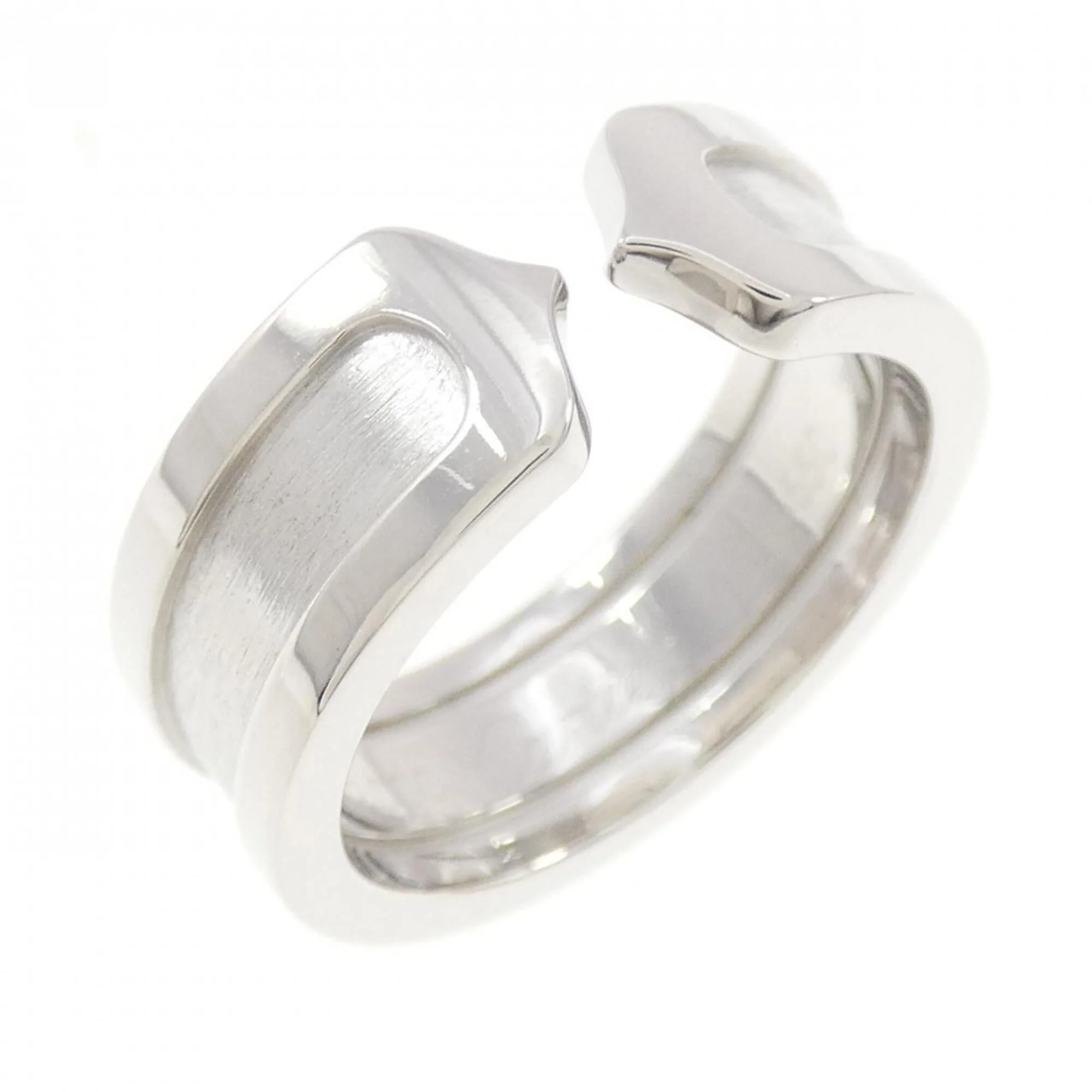 C2 Ring 18K White Gold Small