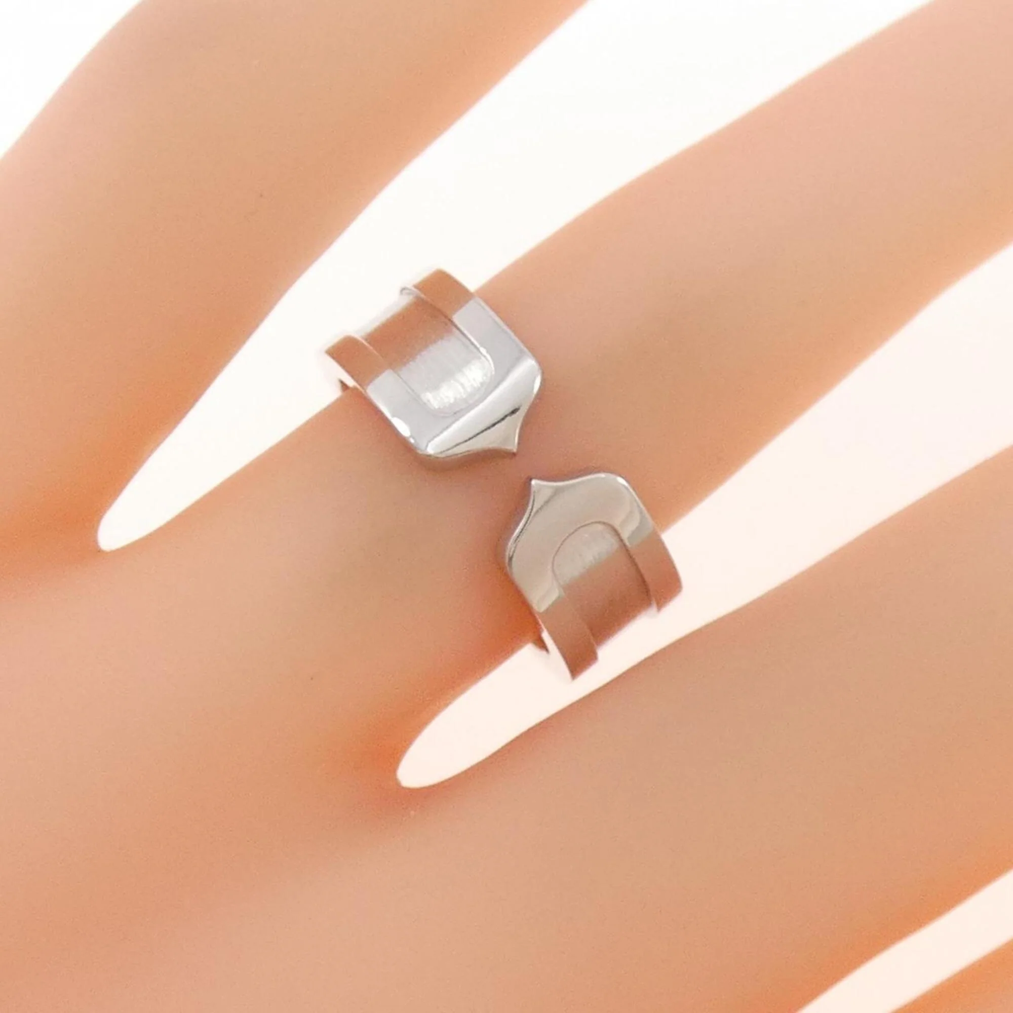 C2 Ring 18K White Gold Small - Image 4