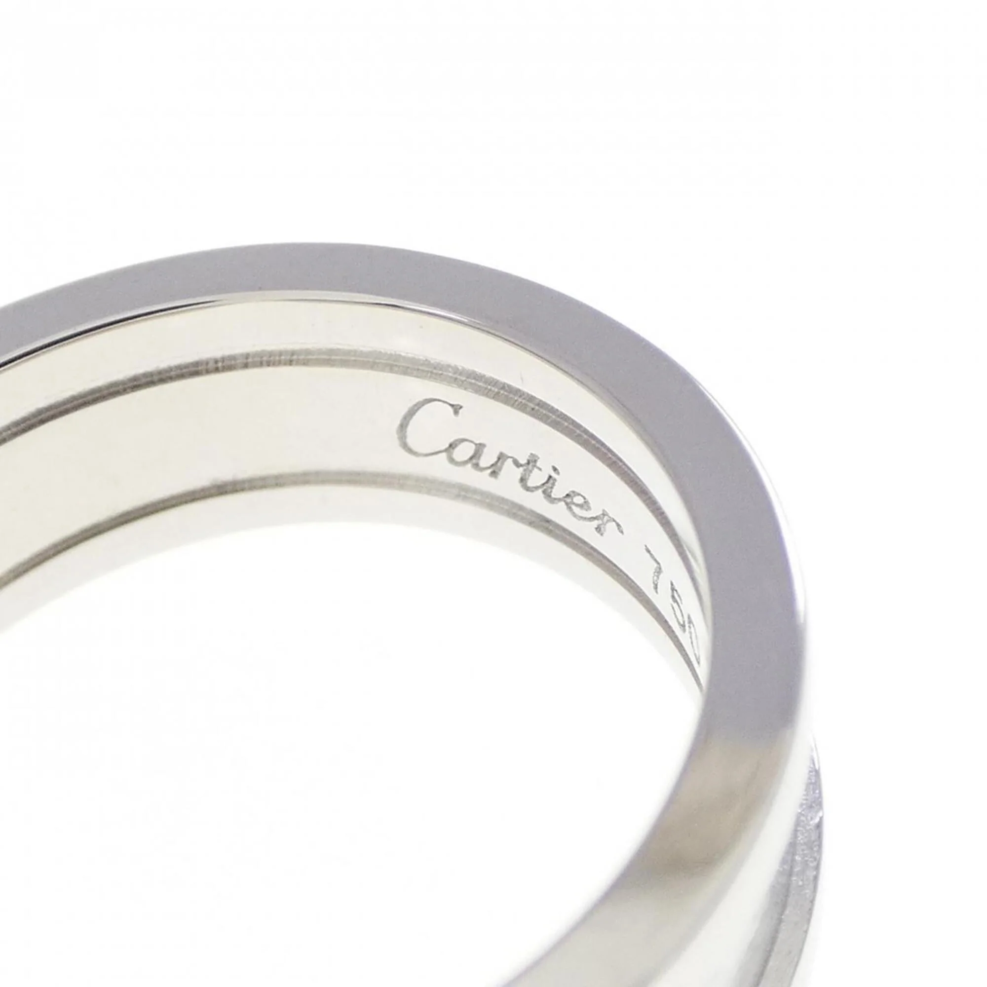 C2 Ring 18K White Gold Small - Image 3