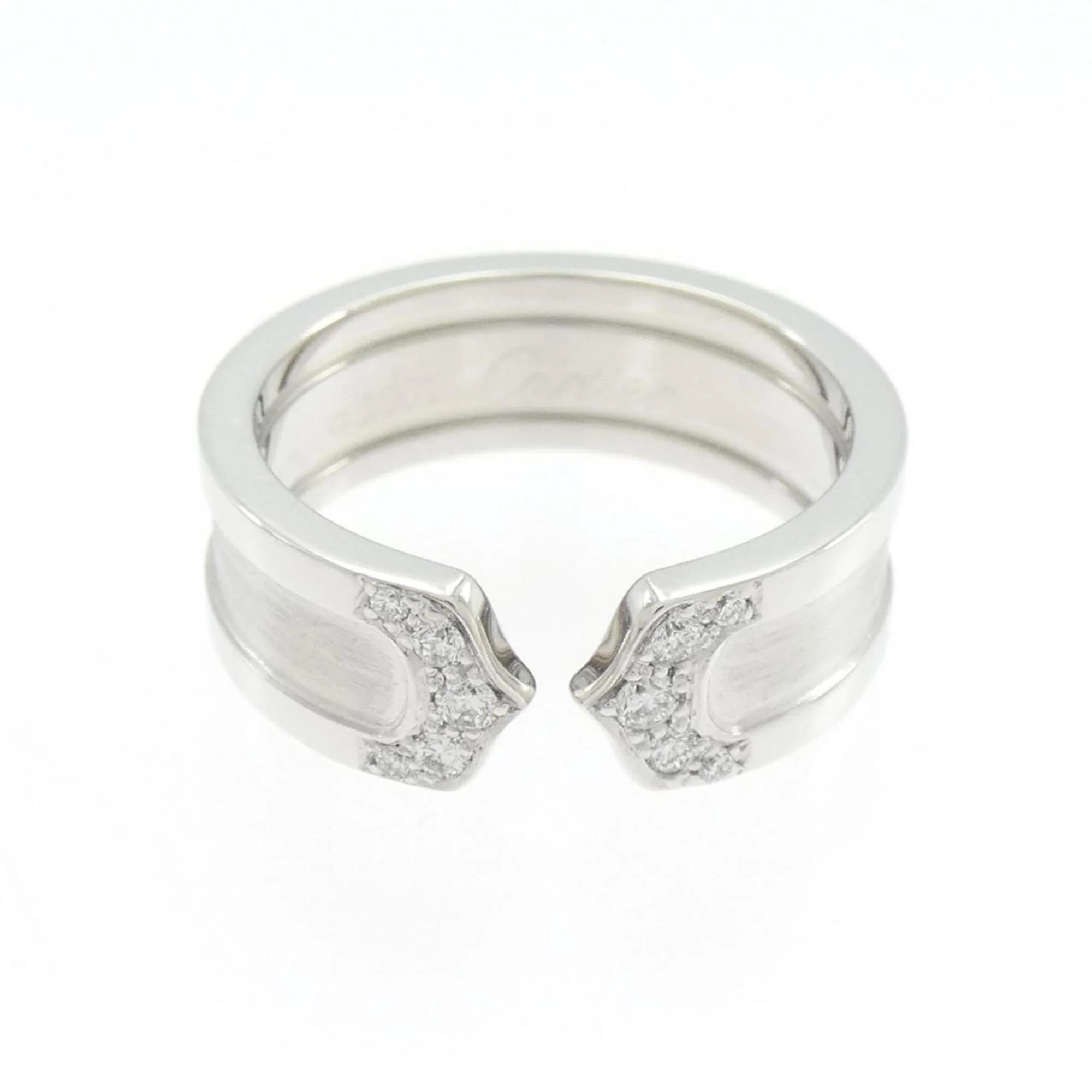 C2 Ring 18K White Gold with Diamond - Image 2