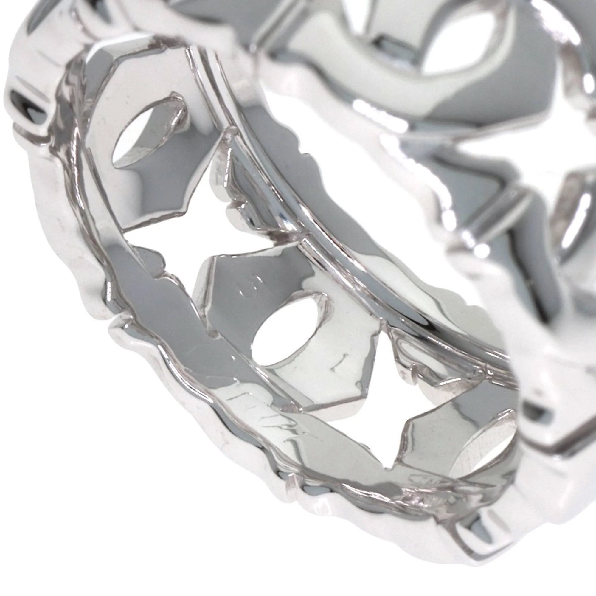 Entrelacés Ring 18K White Gold Small - Image 5