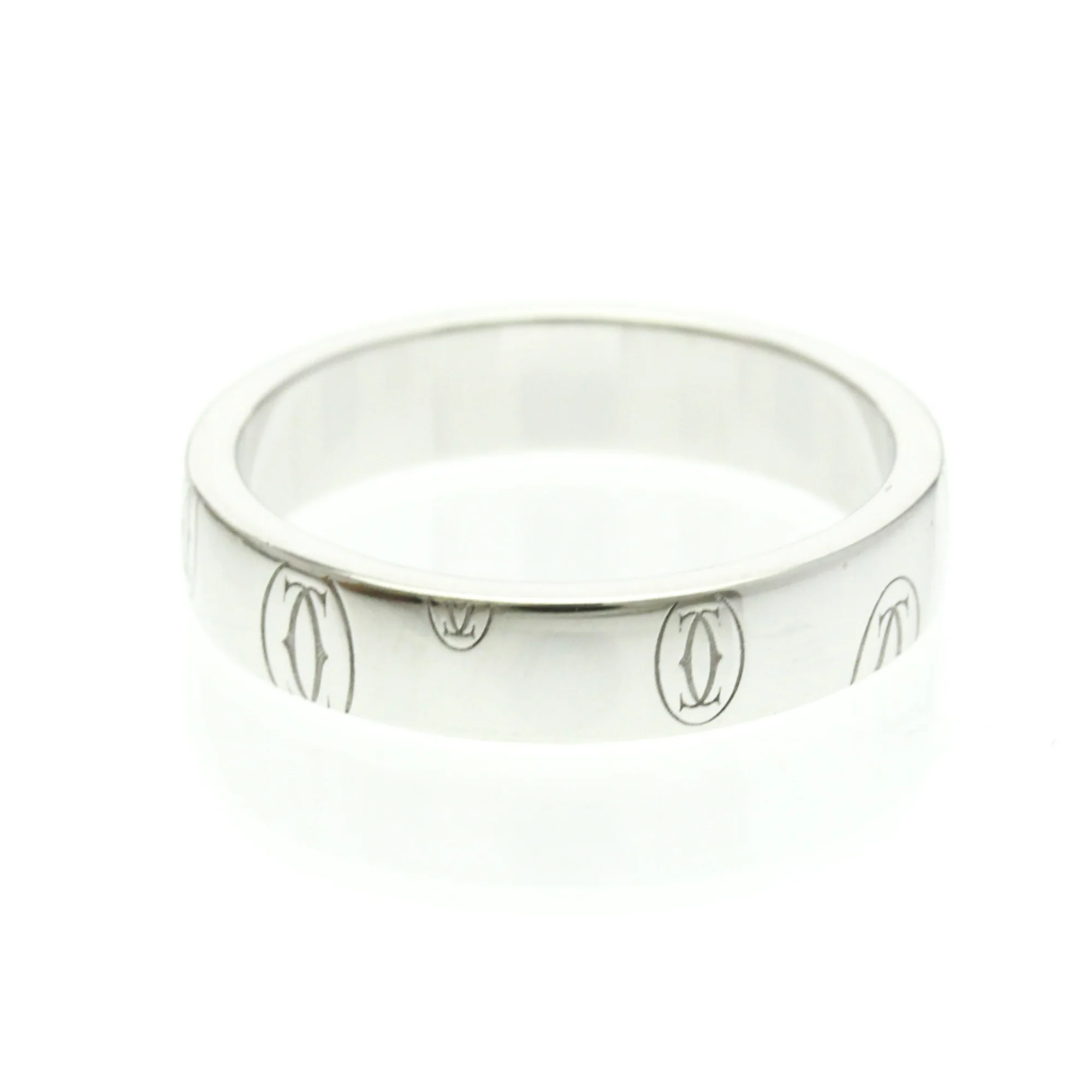 Happy Birthday Band Ring 18K White Gold - Image 3