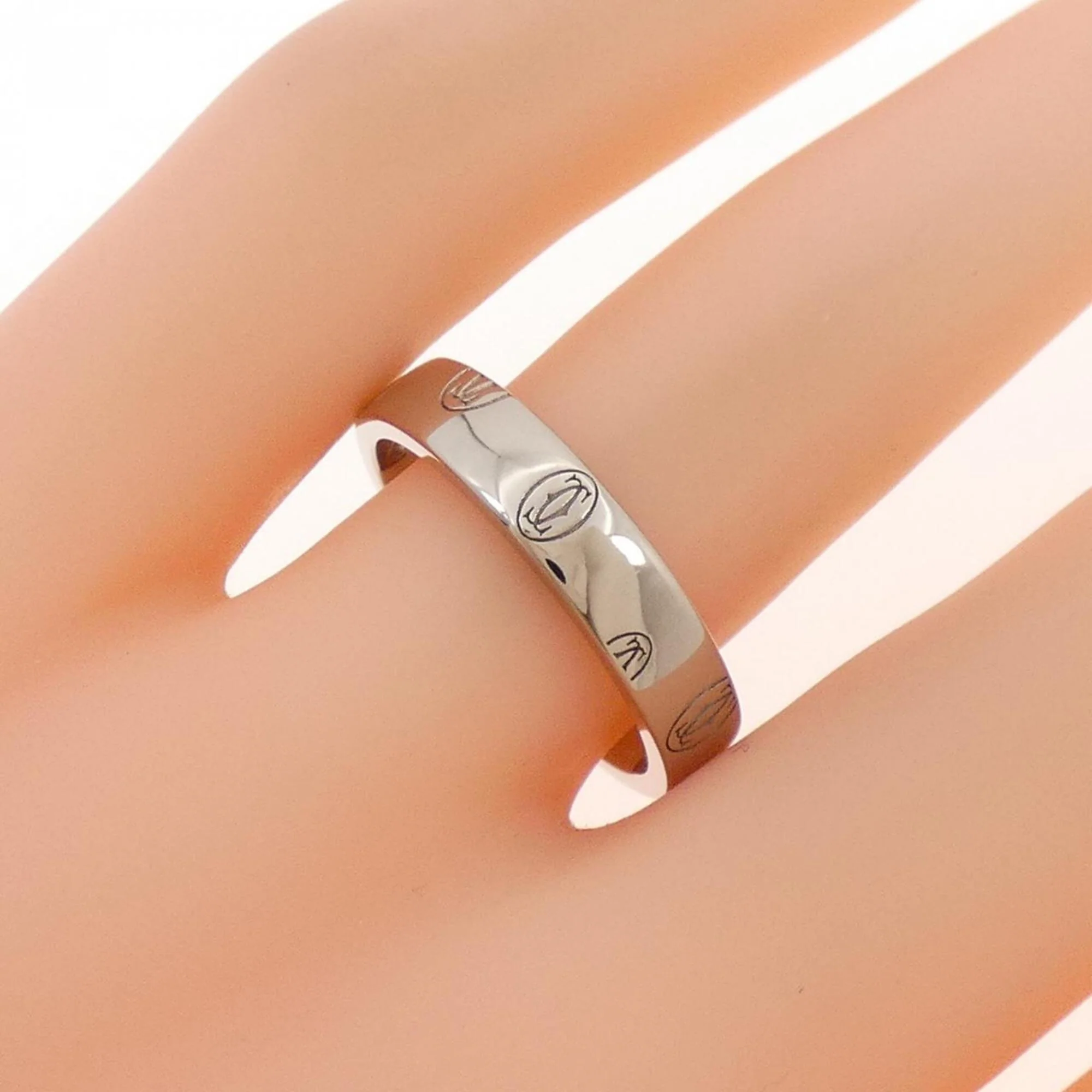 Happy Birthday Ring 18K White Gold - Image 5