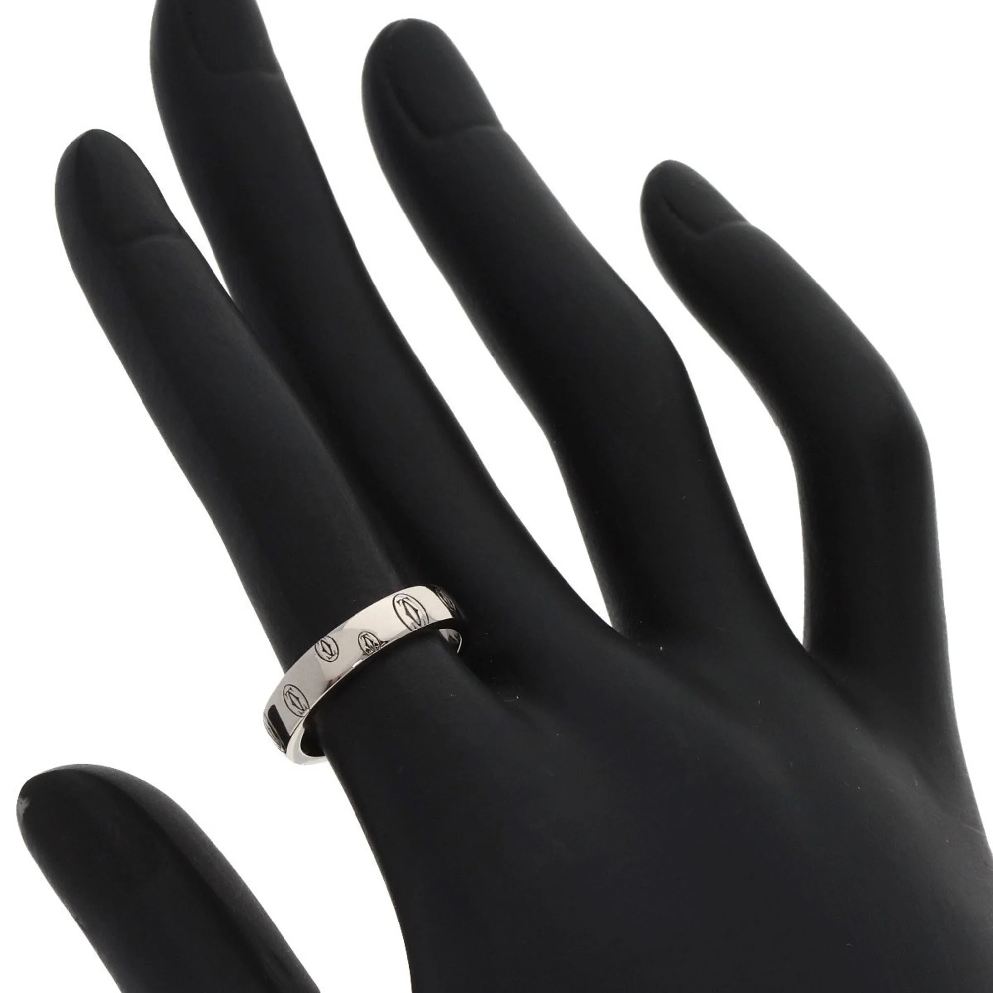 Happy Birthday Ring 18K White Gold - Image 5