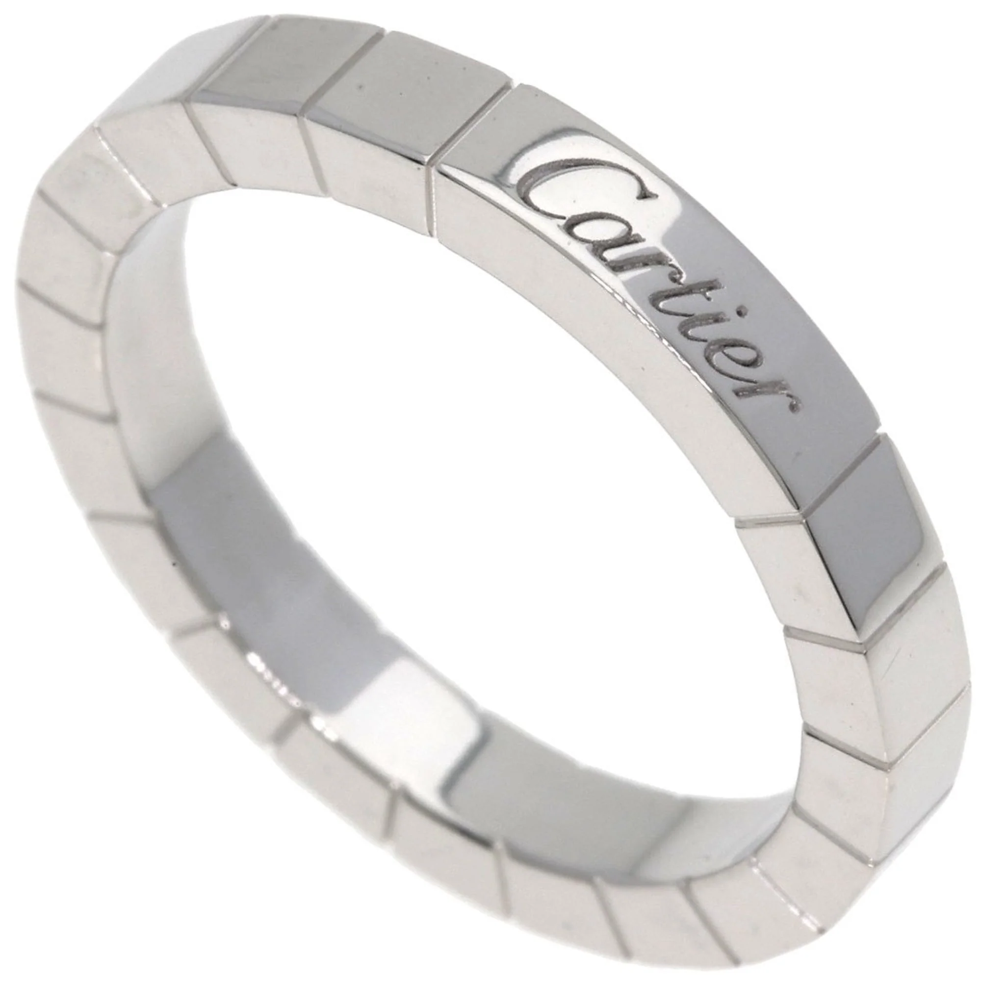 Lanieres Band Ring 18K White Gold