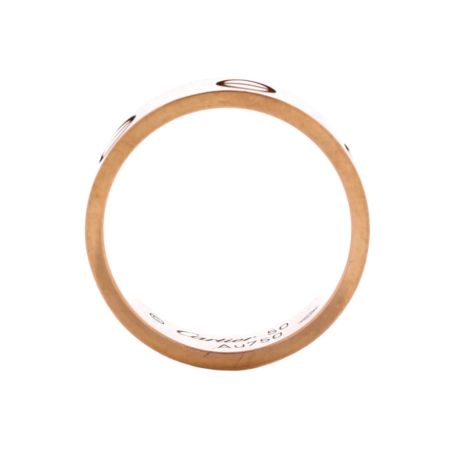 Love Band Ring 18K Rose Gold - Image 2