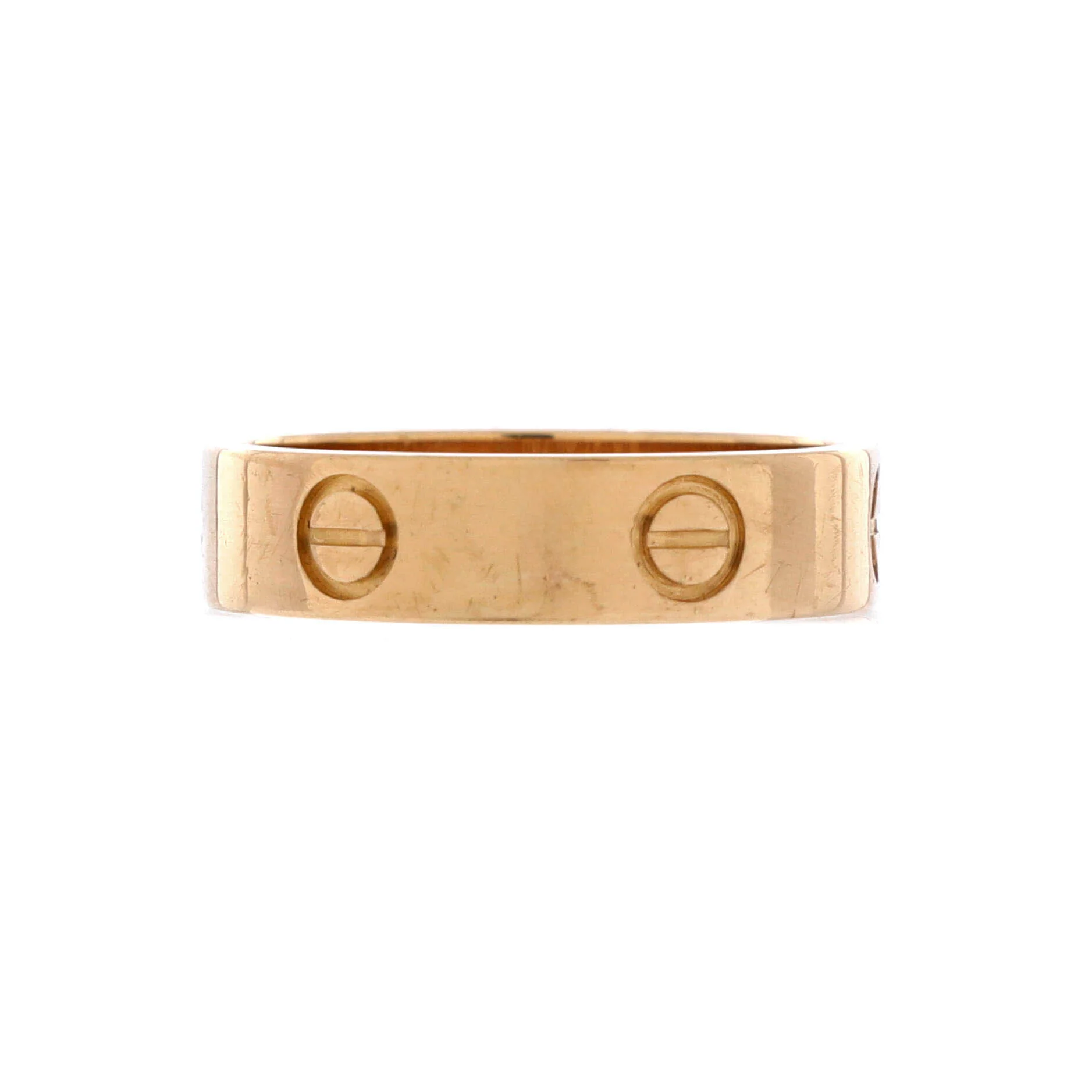 Love Band Ring 18K Yellow Gold - Image 3