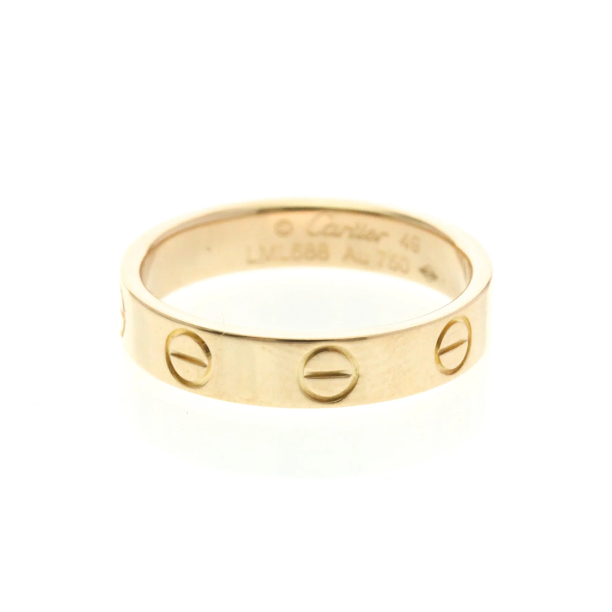 Love Ring 18K Rose Gold Mini - Image 2