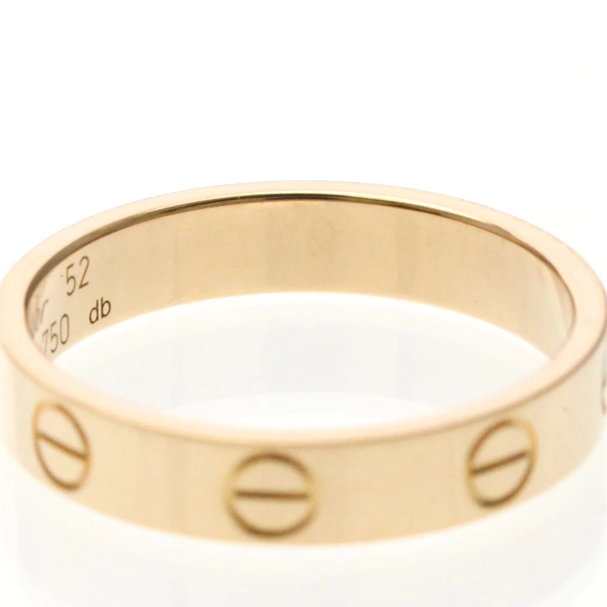 Love Ring 18K Rose Gold Mini - Image 8