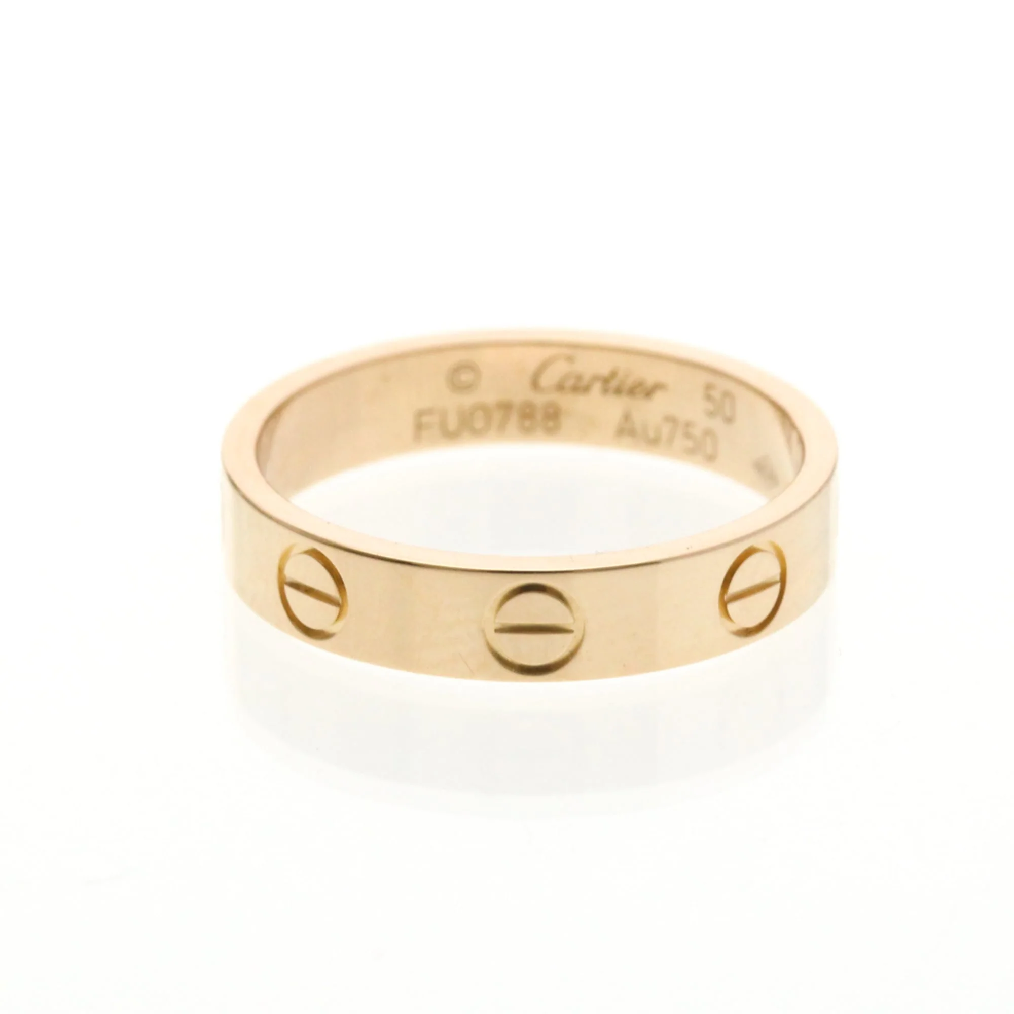 Love Ring 18K Rose Gold Mini - Image 2