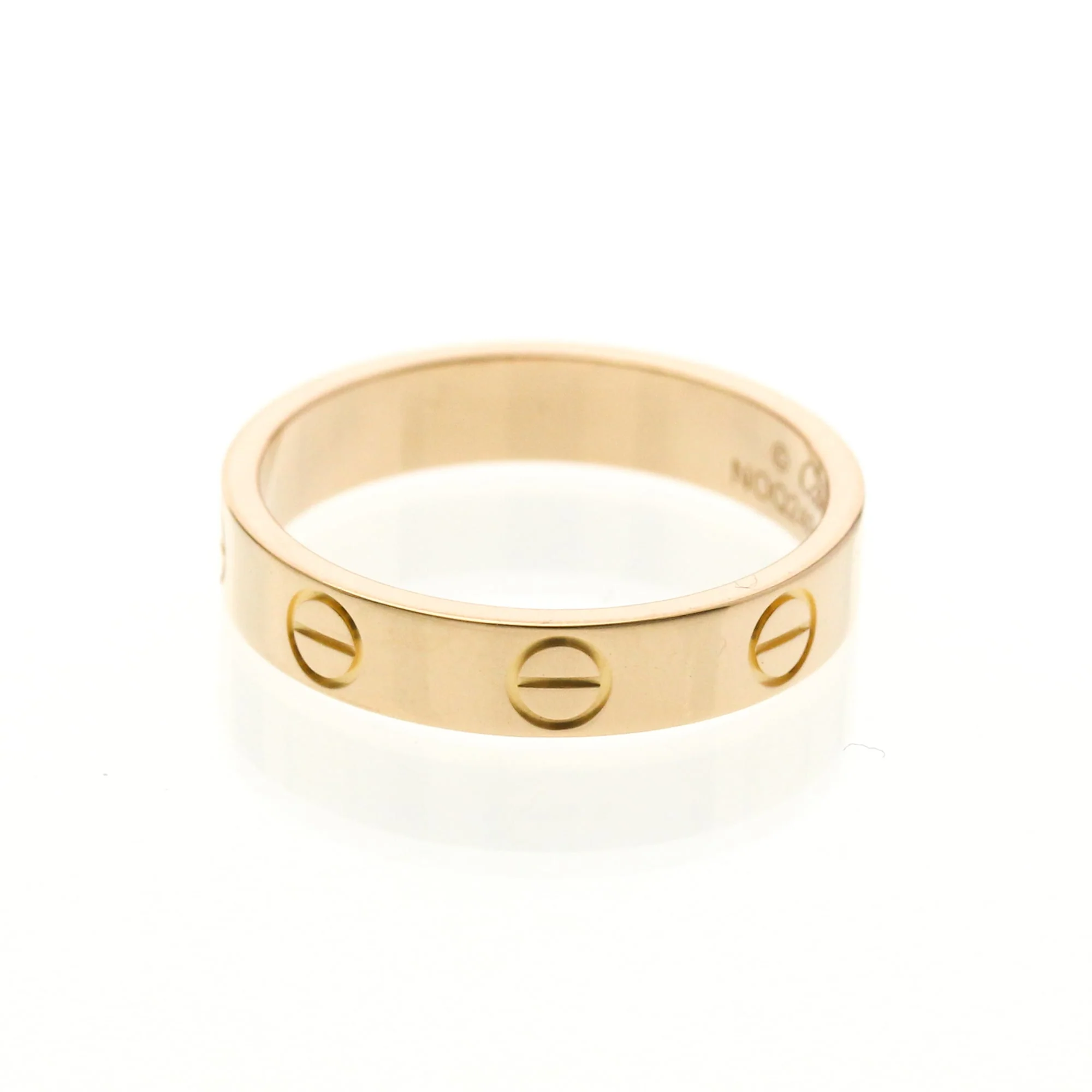Love Ring 18K Rose Gold Mini - Image 2