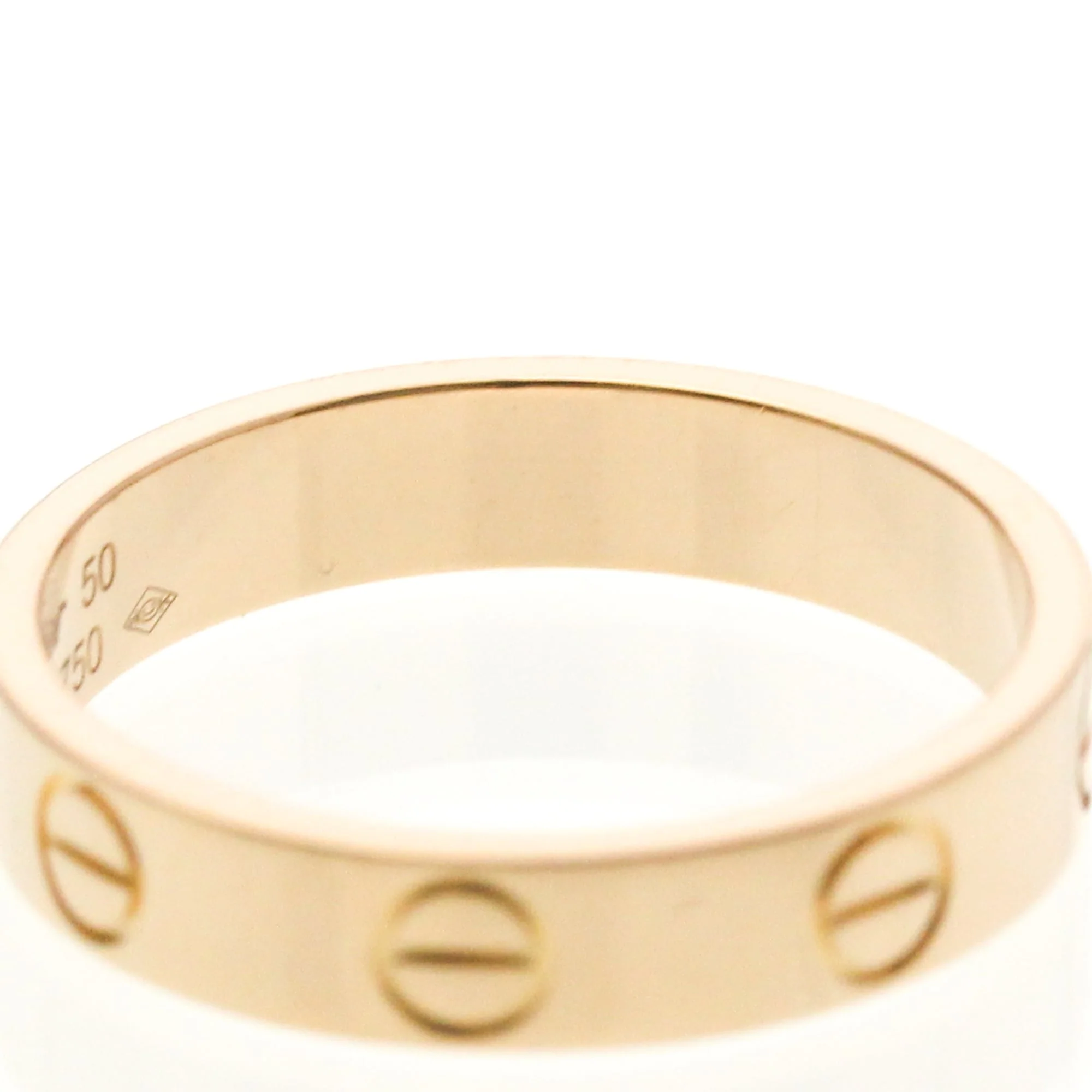 Love Ring 18K Rose Gold Mini - Image 8