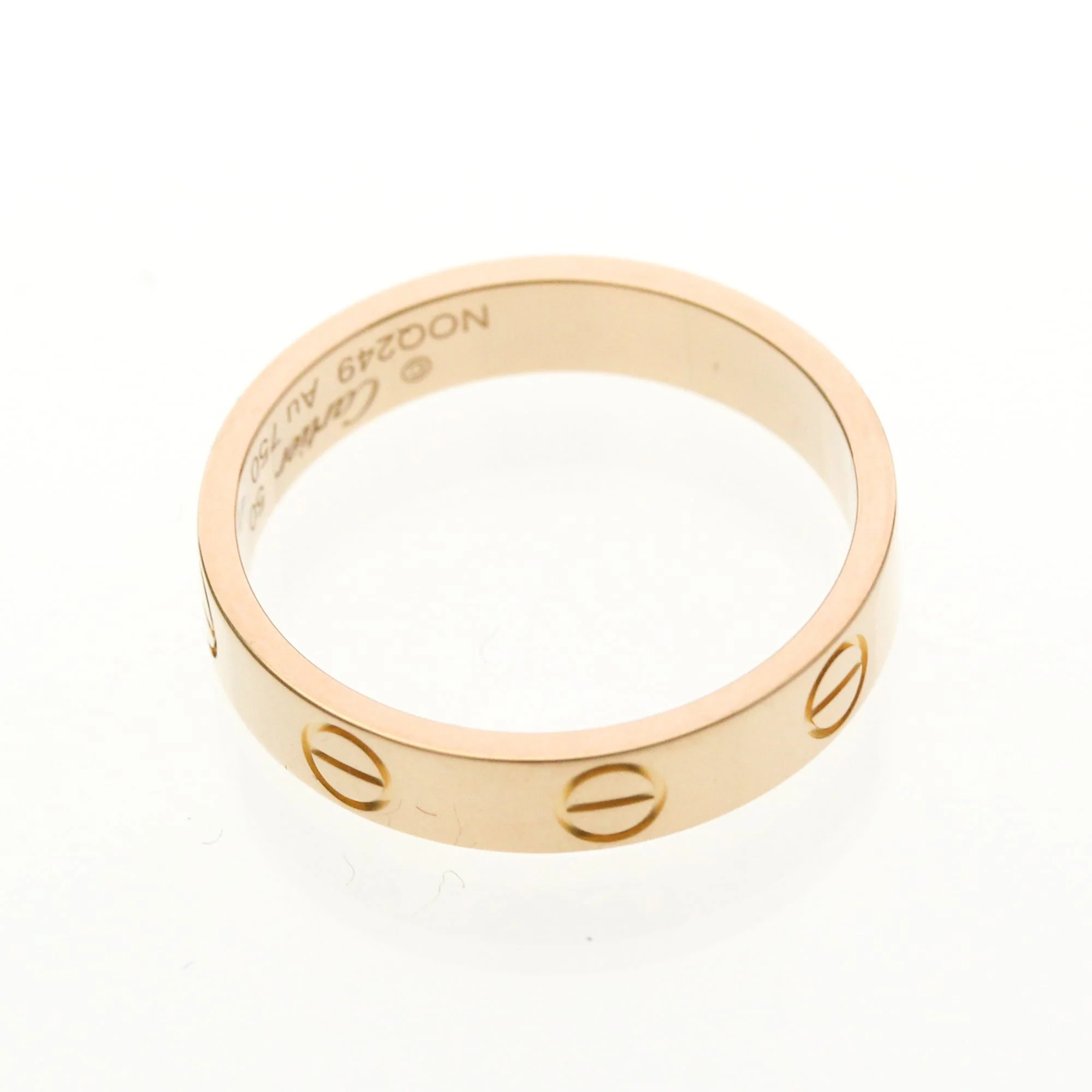 Love Ring 18K Rose Gold Mini - Image 9