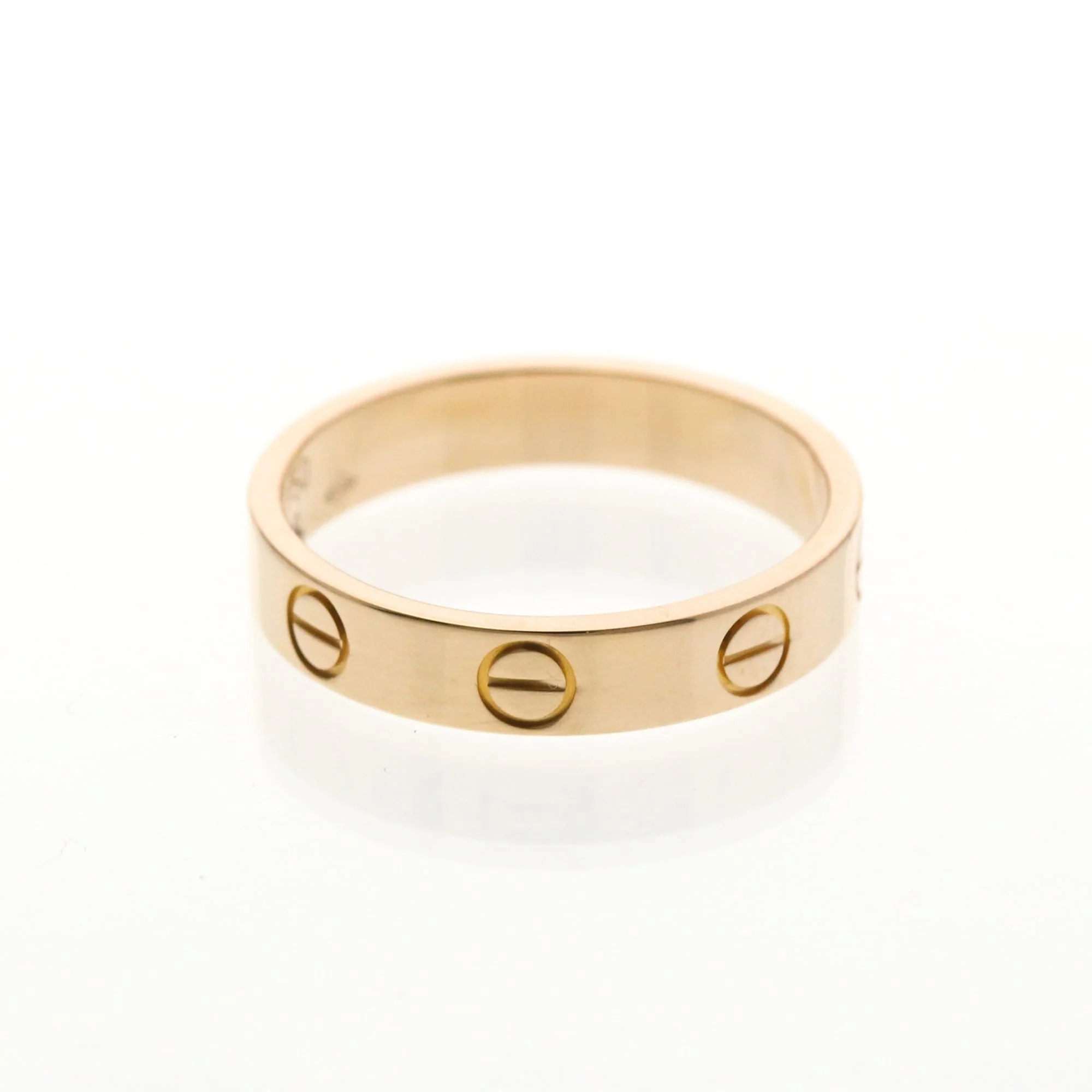 Love Ring 18K Rose Gold Mini - Image 4