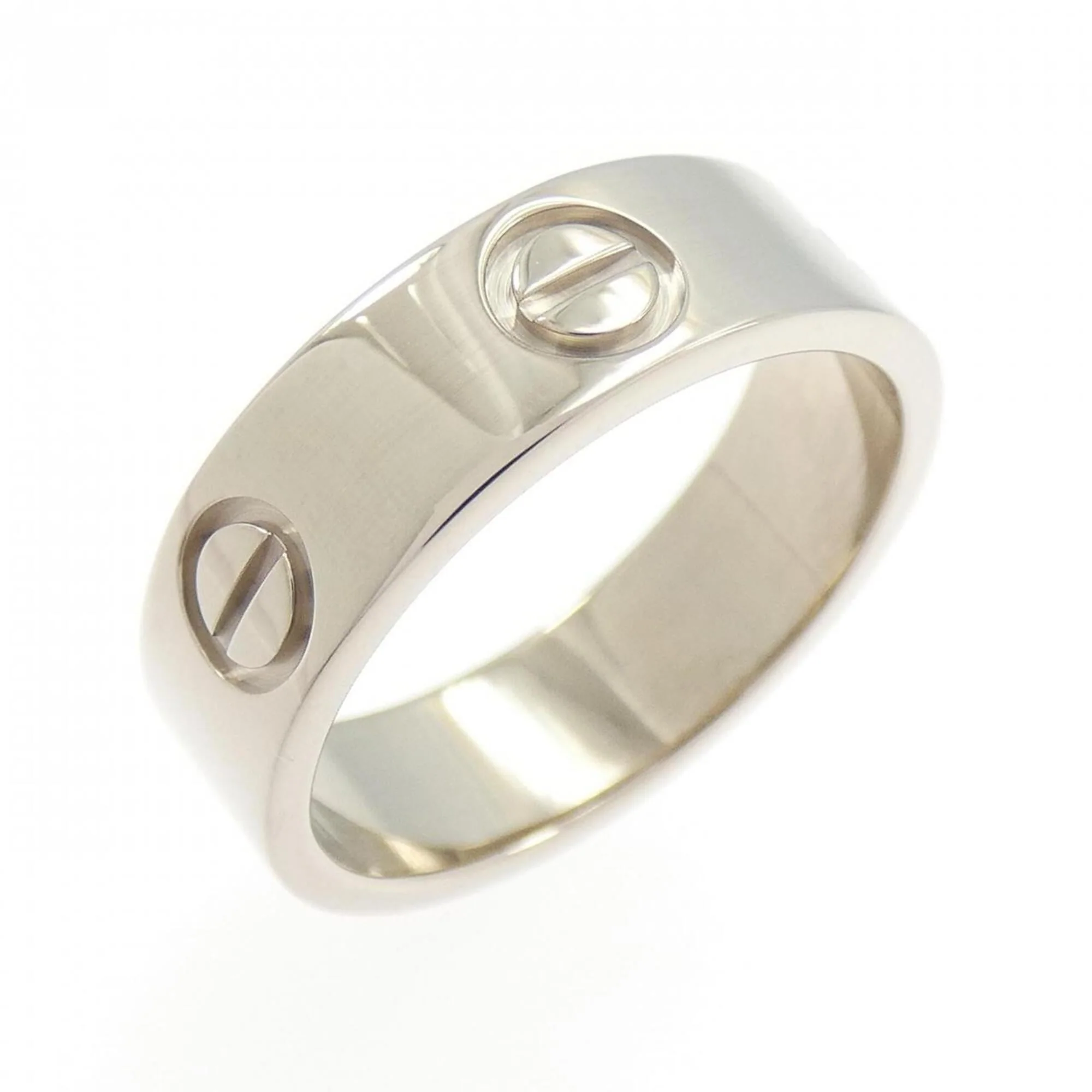 Love Ring 18K White Gold
