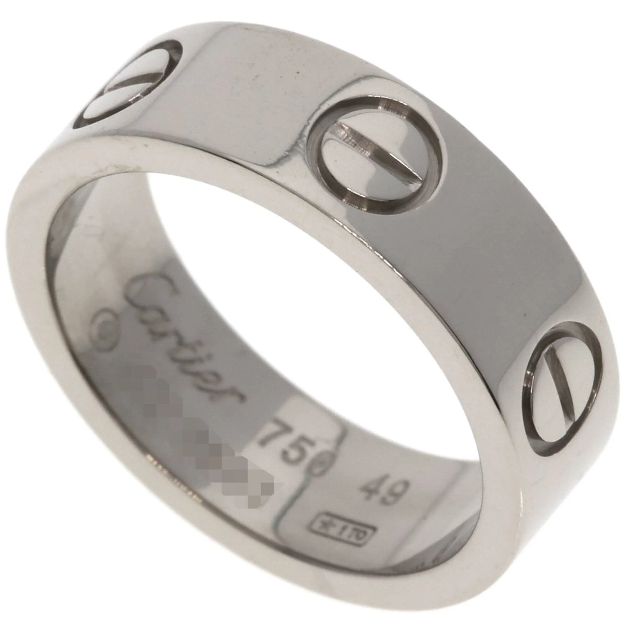 Love Ring 18K White Gold
