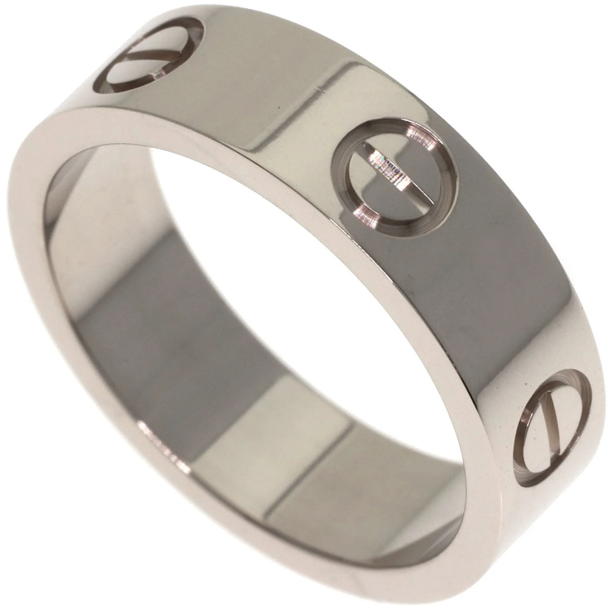 Love Ring 18K White Gold