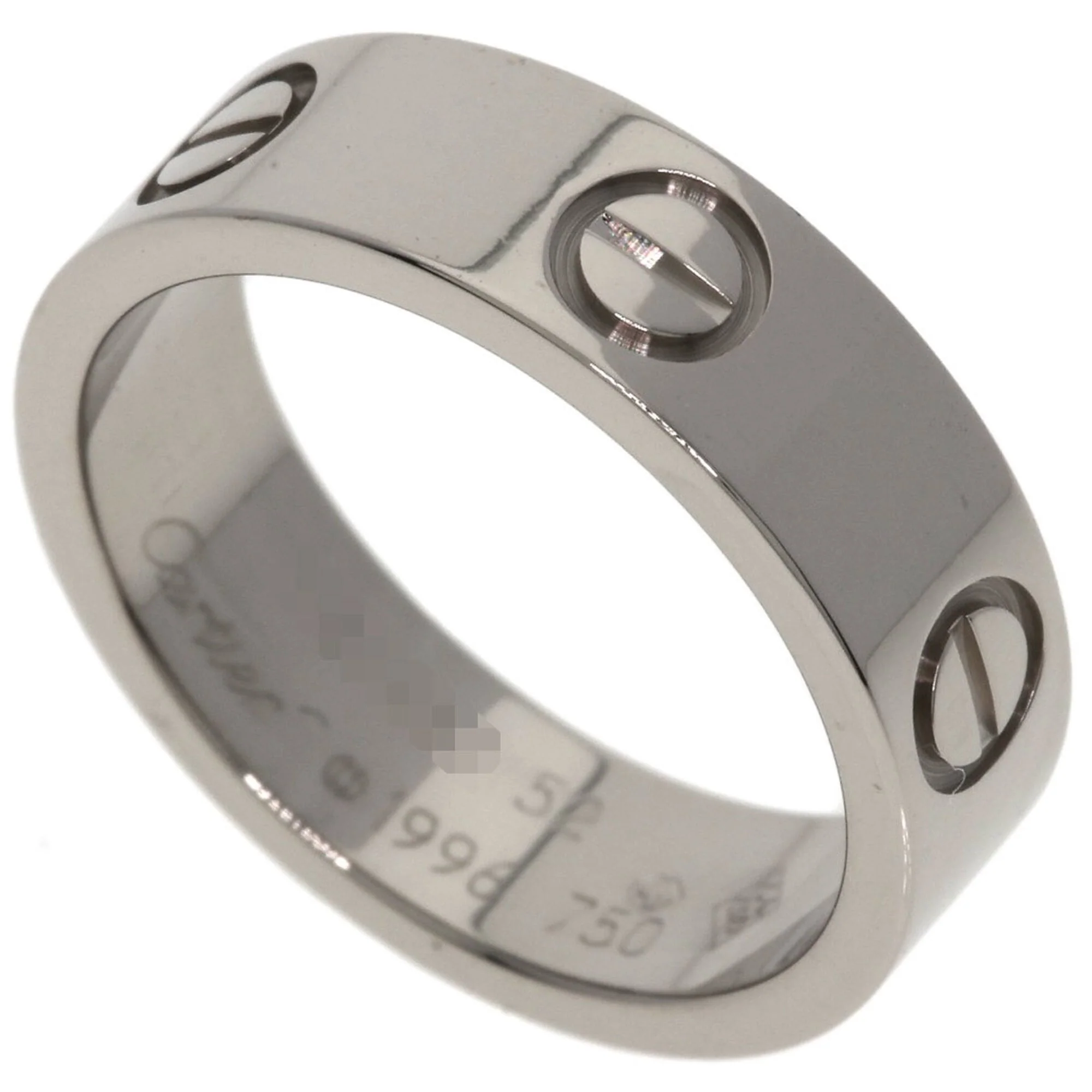 Love Ring 18K White Gold