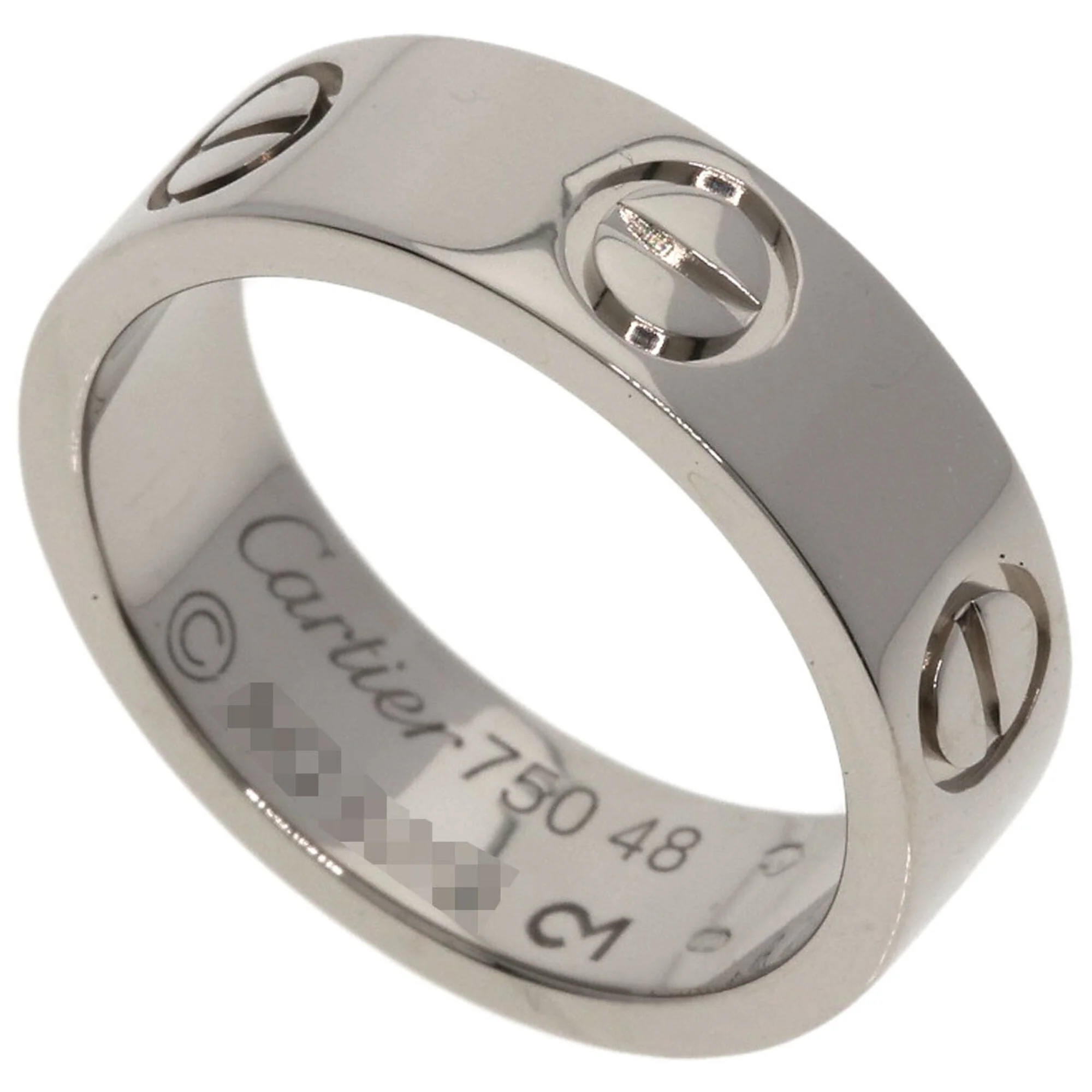 Love Ring 18K White Gold