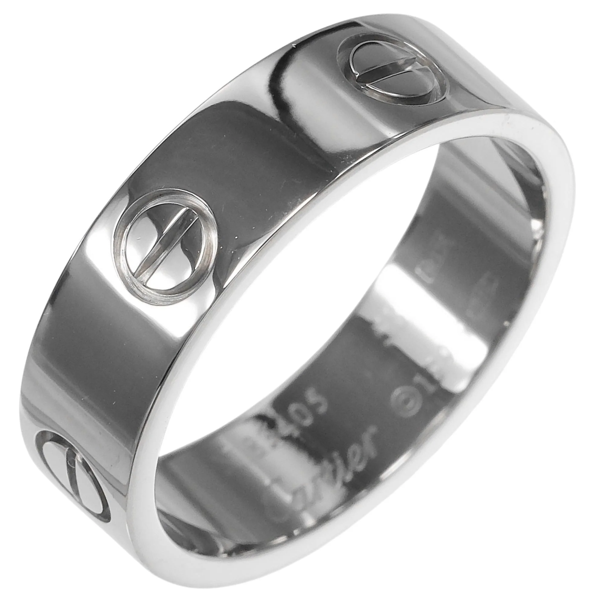Love Ring 18K White Gold