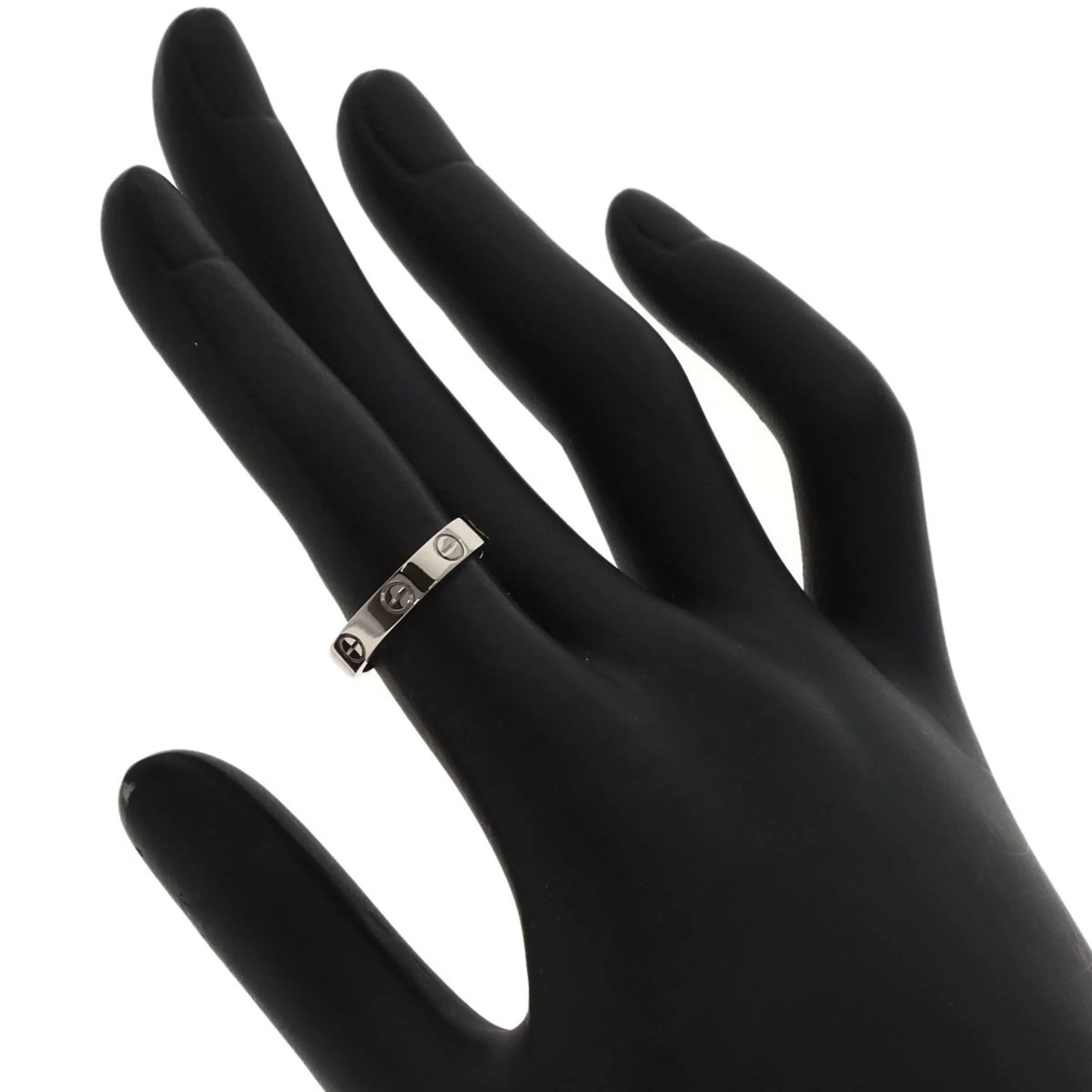 Love Ring 18K White Gold Mini - Image 5