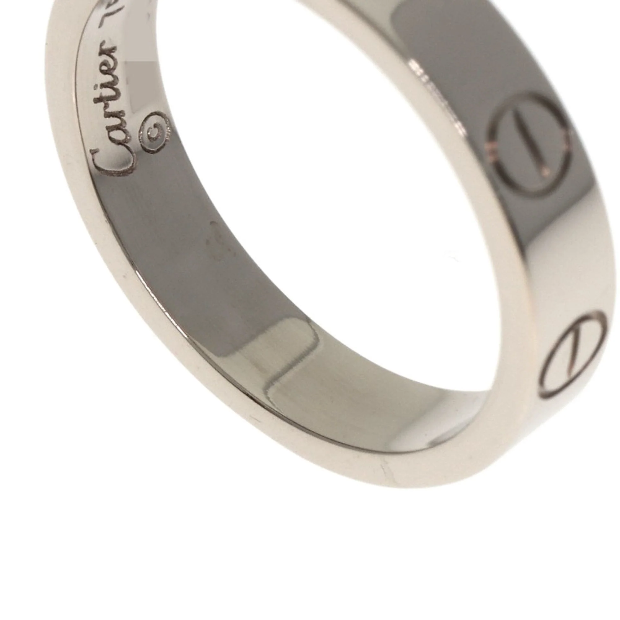 Love Ring 18K White Gold Mini - Image 8
