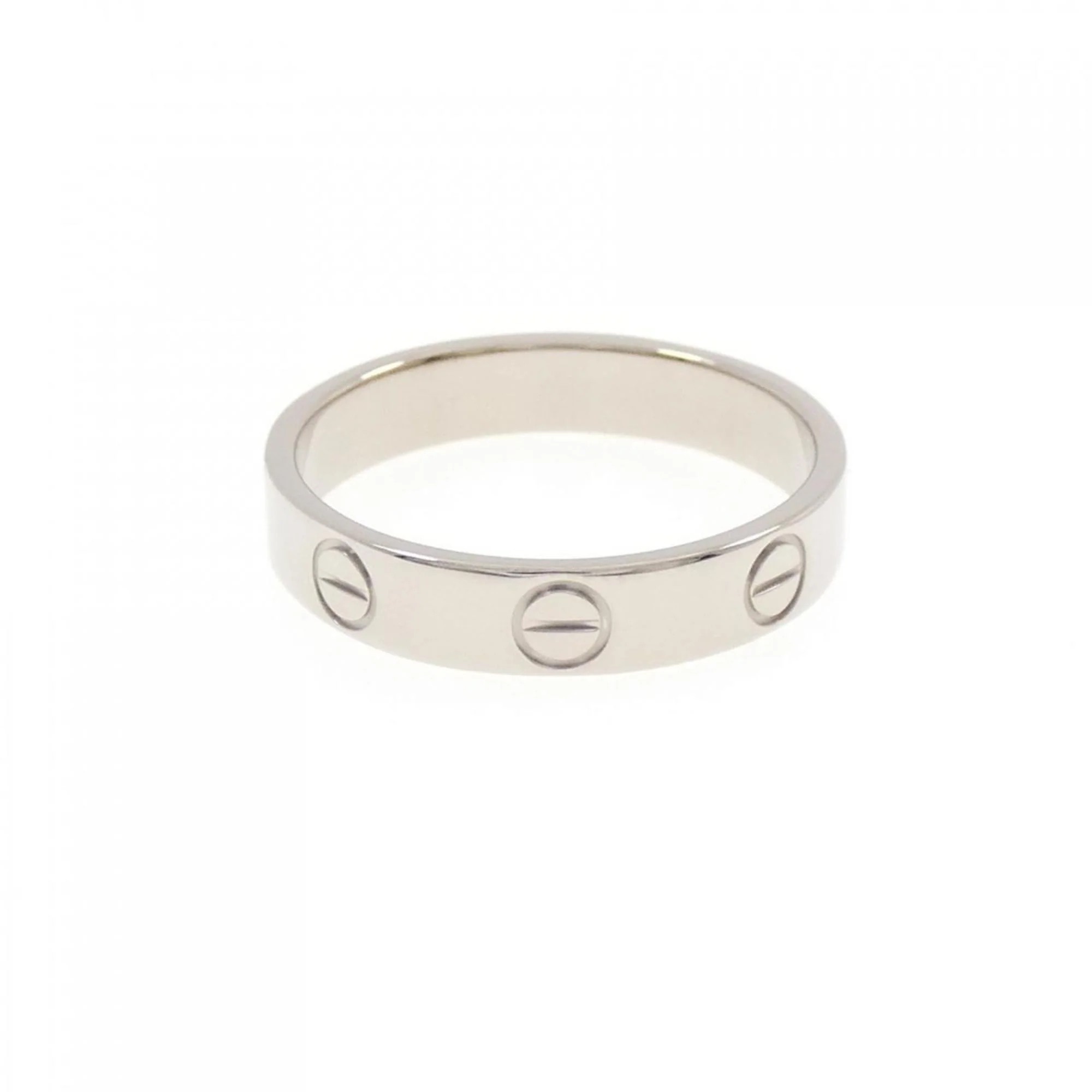 Love Ring 18K White Gold Mini - Image 2