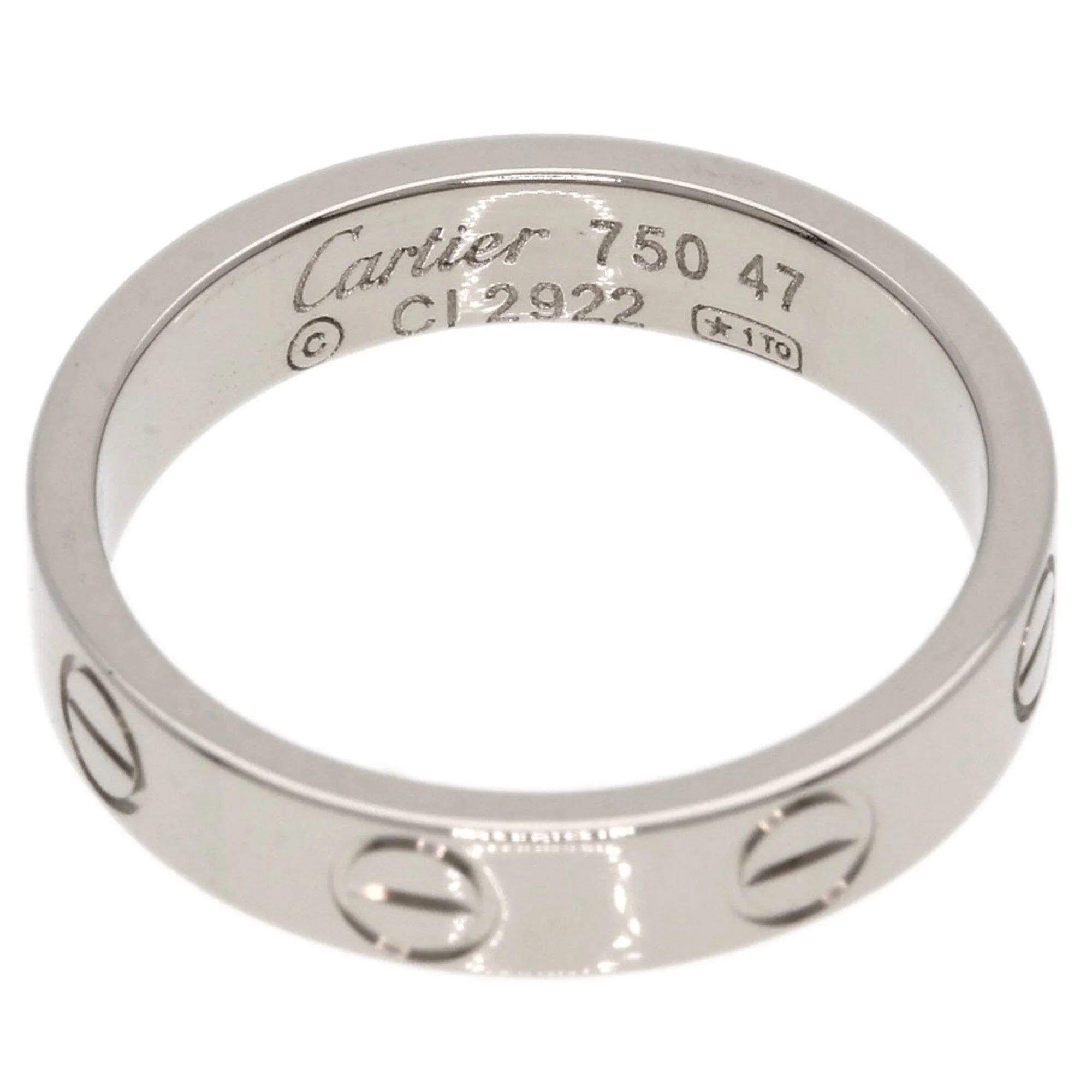 Love Ring 18K White Gold Mini - Image 4