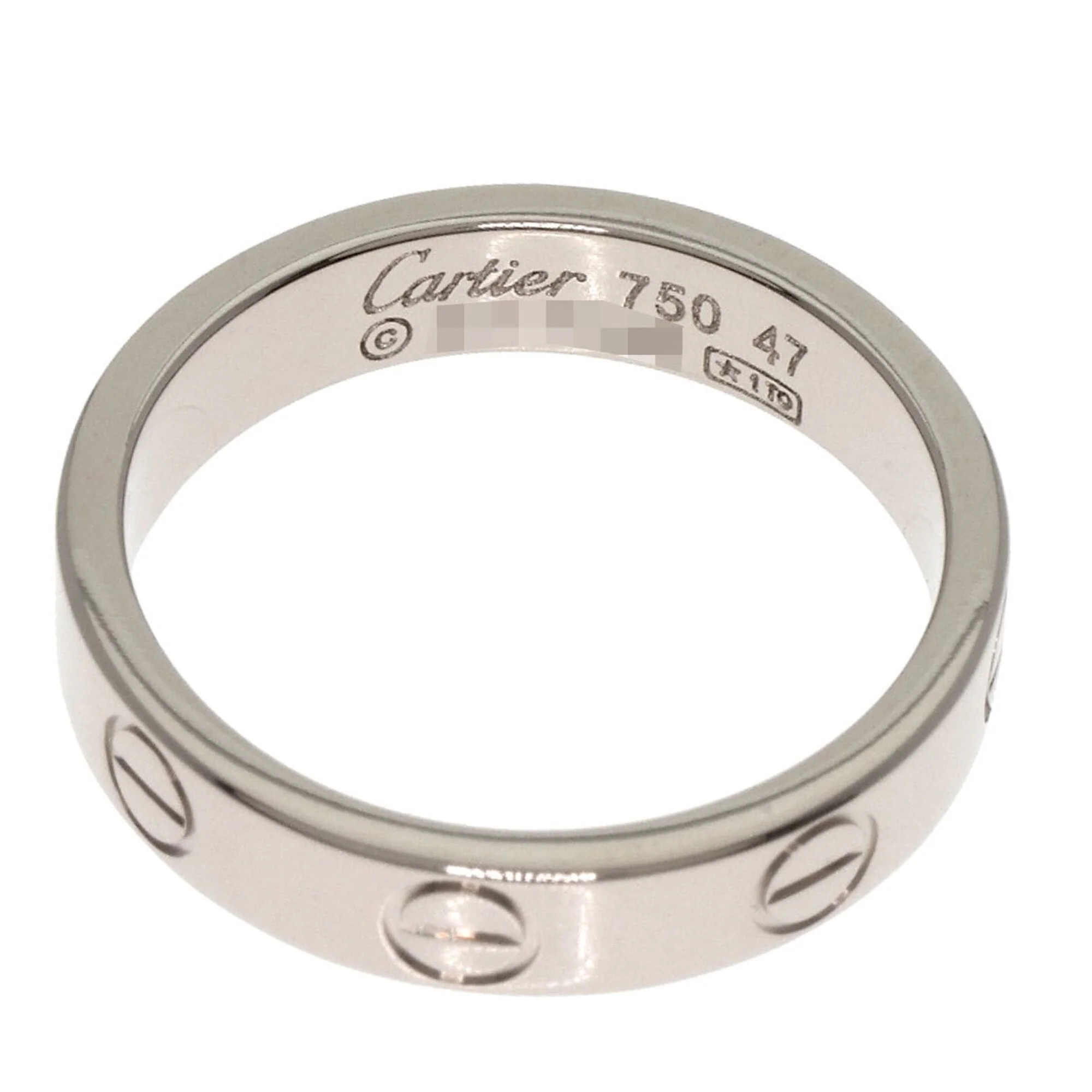 Love Ring 18K White Gold Mini - Image 4