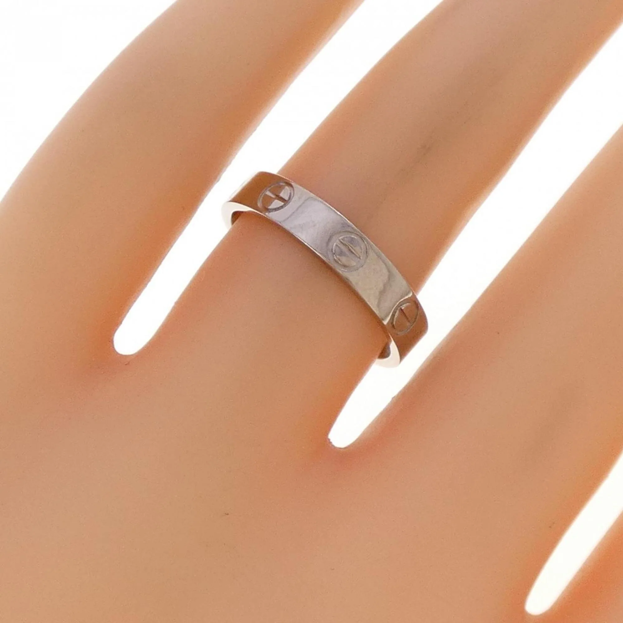 Love Ring 18K White Gold Mini - Image 4