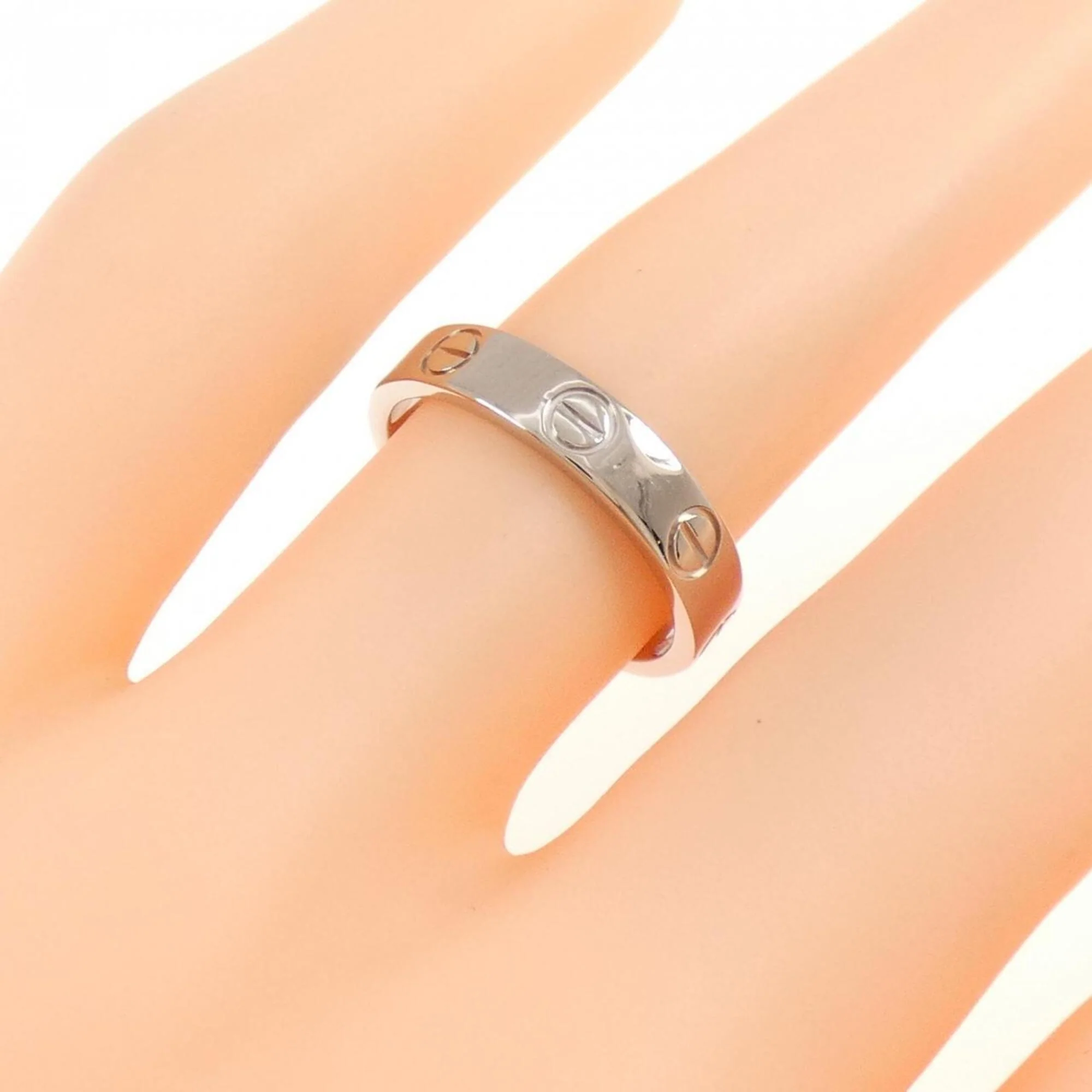 Love Ring 18K White Gold Mini - Image 4