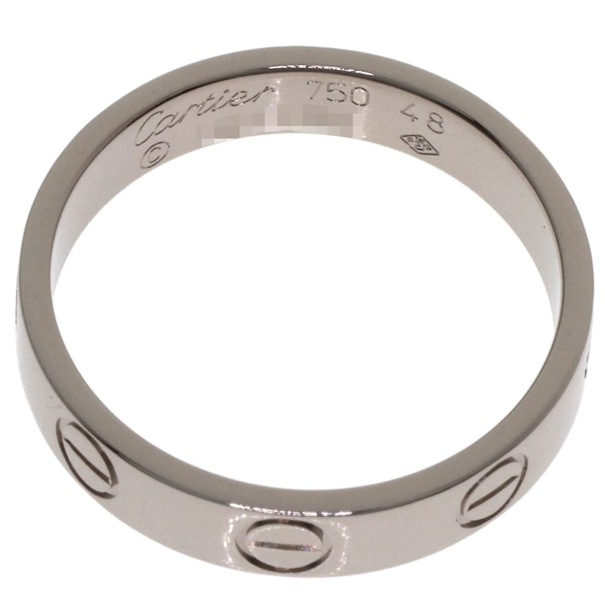 Love Ring 18K White Gold Mini - Image 4