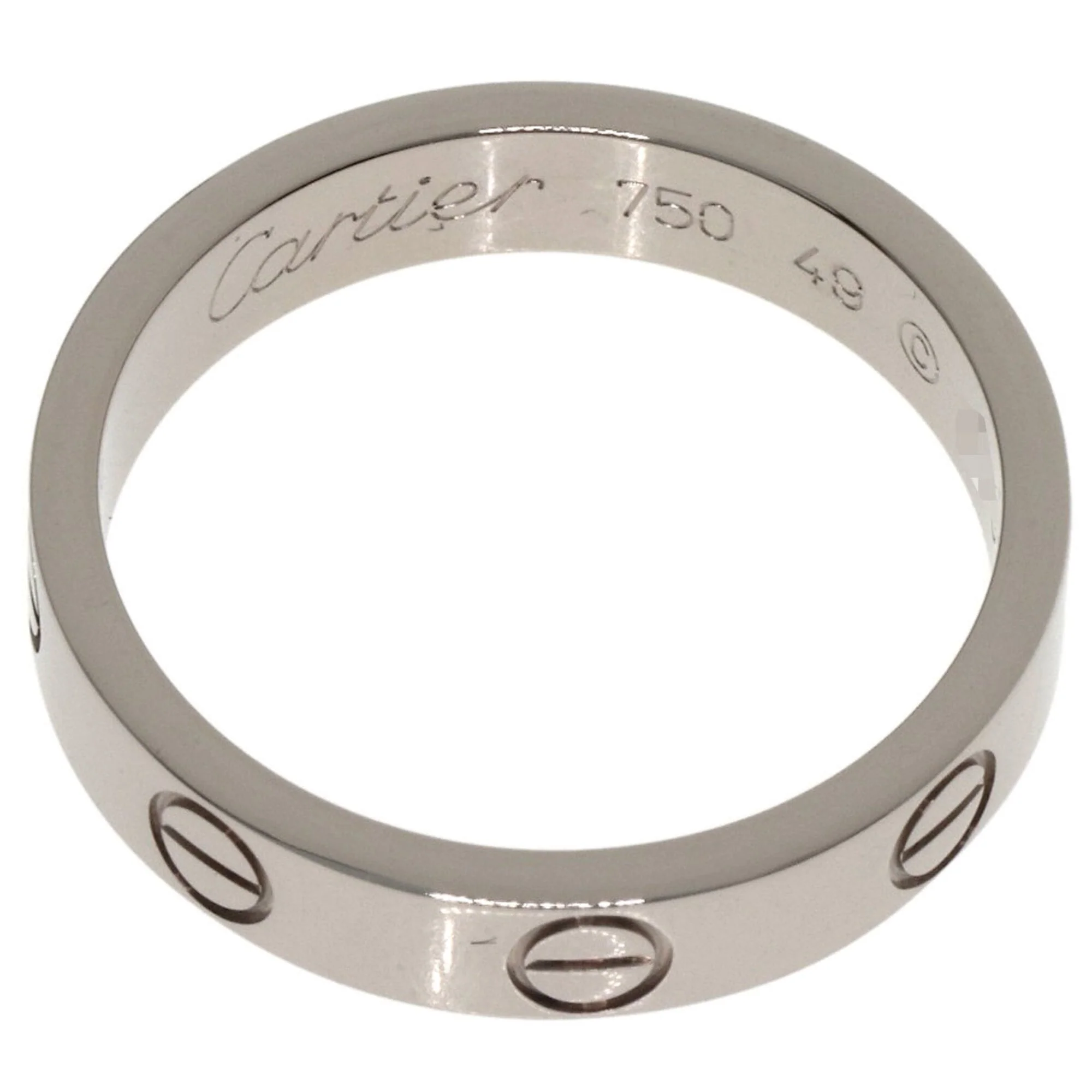 Love Ring 18K White Gold Mini - Image 4