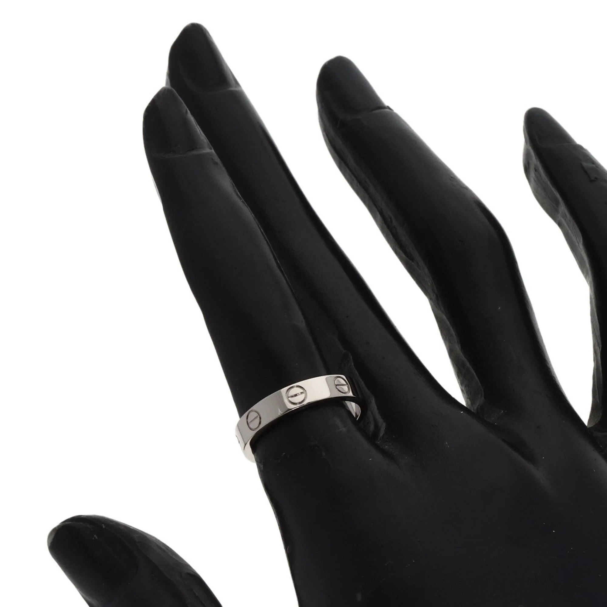 Love Ring 18K White Gold Mini - Image 6