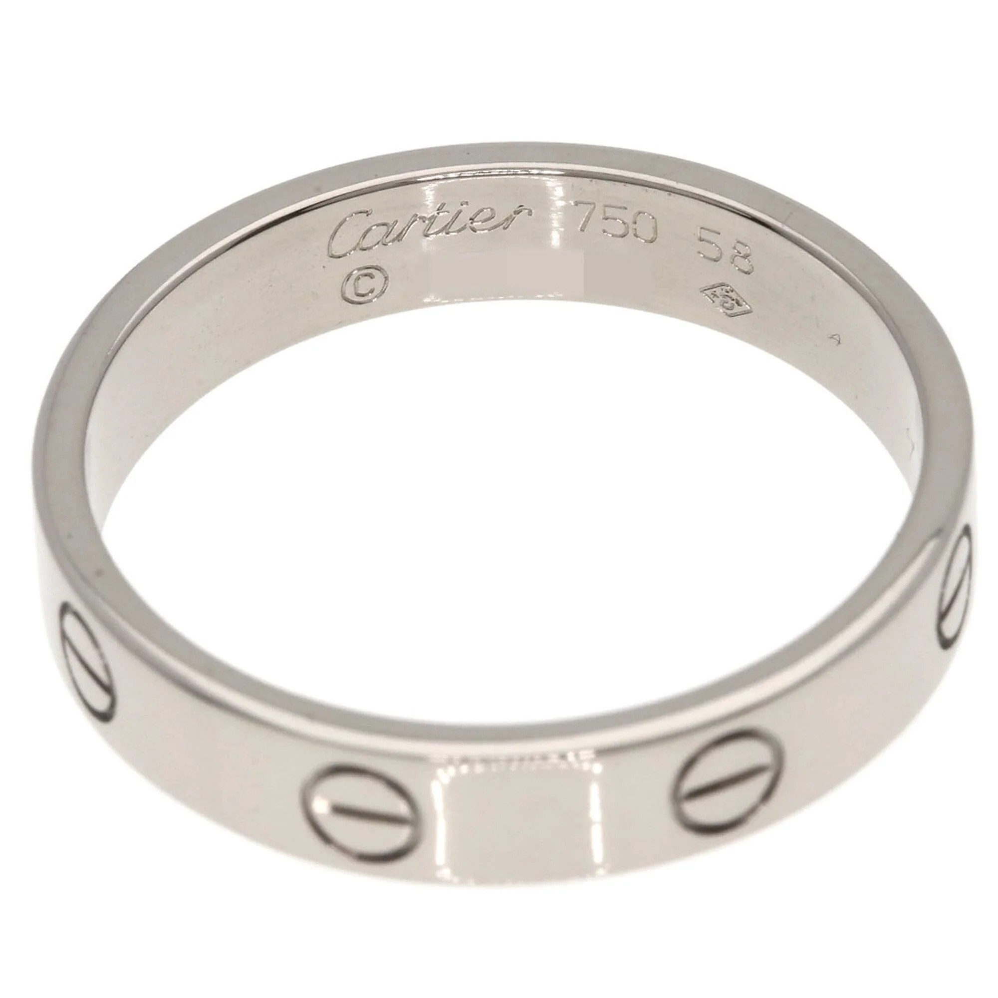 Love Ring 18K White Gold Mini - Image 4