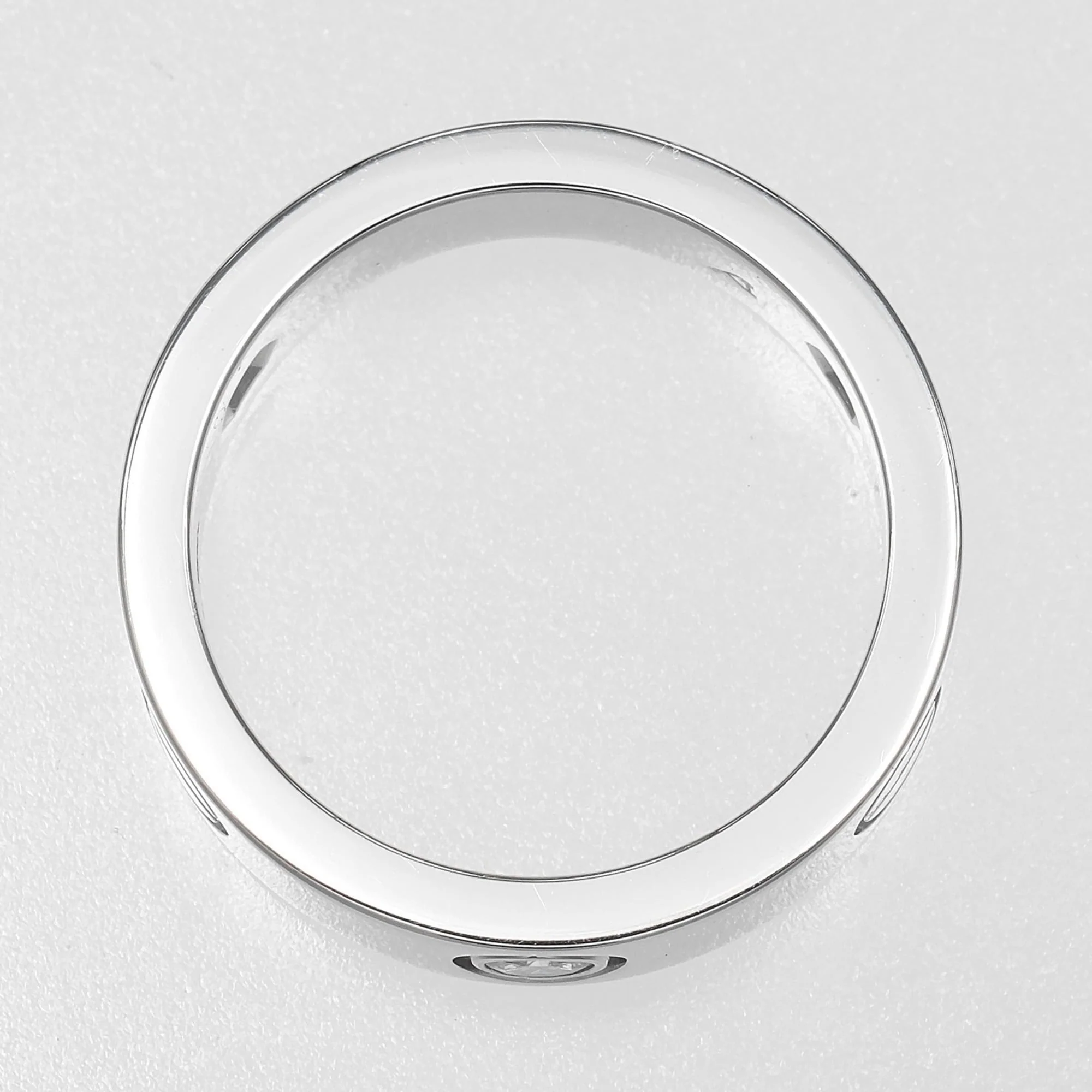 Love Ring 18K White Gold with Diamond - Image 9