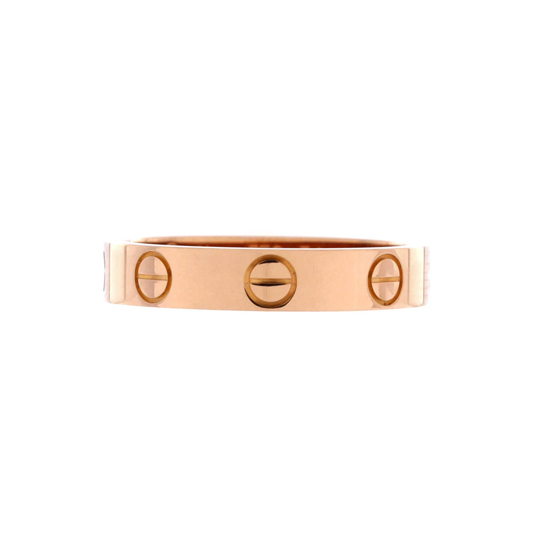 Love Wedding Band Ring 18K Rose Gold
