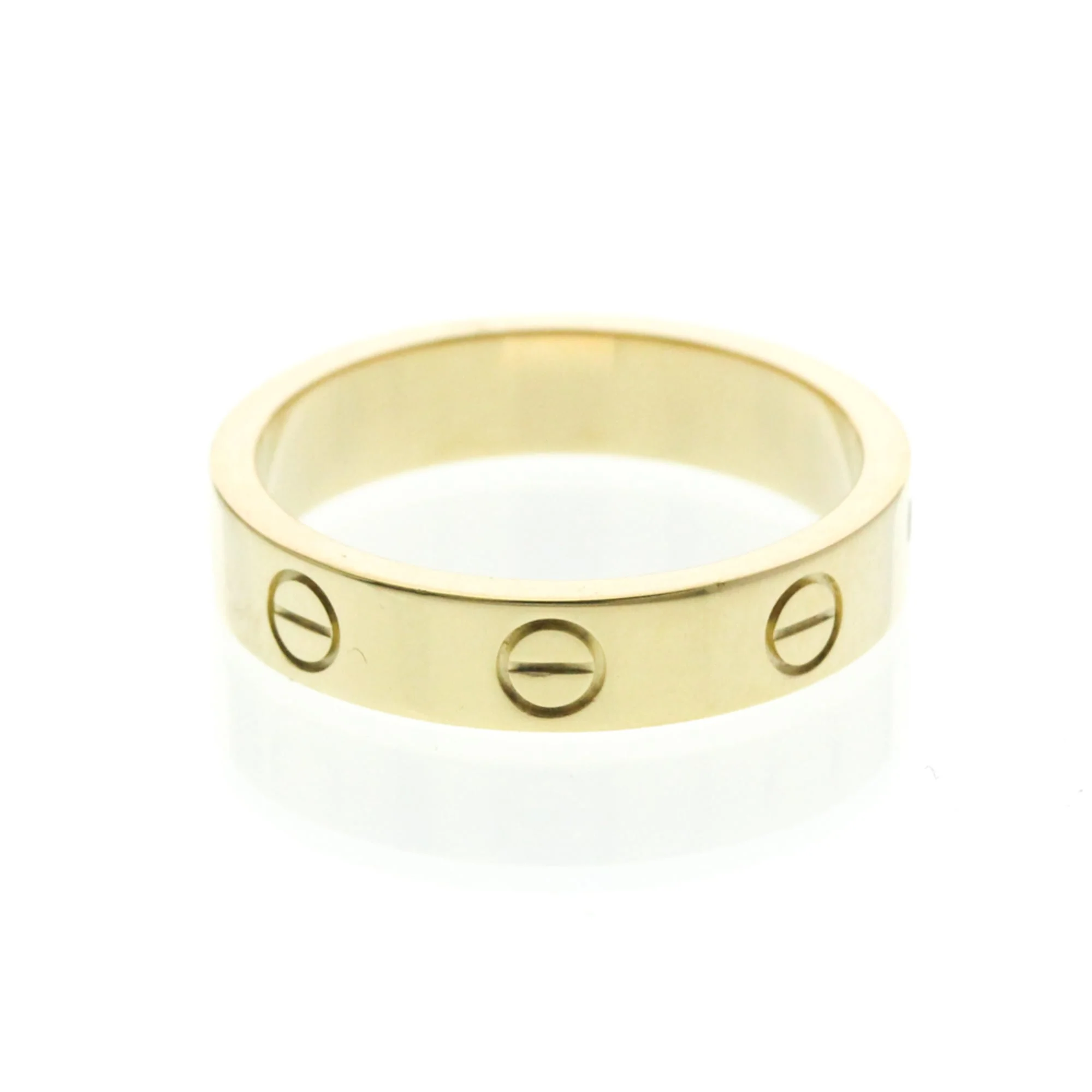 Mini Ring 18K Yellow Gold with Diamond - Image 4