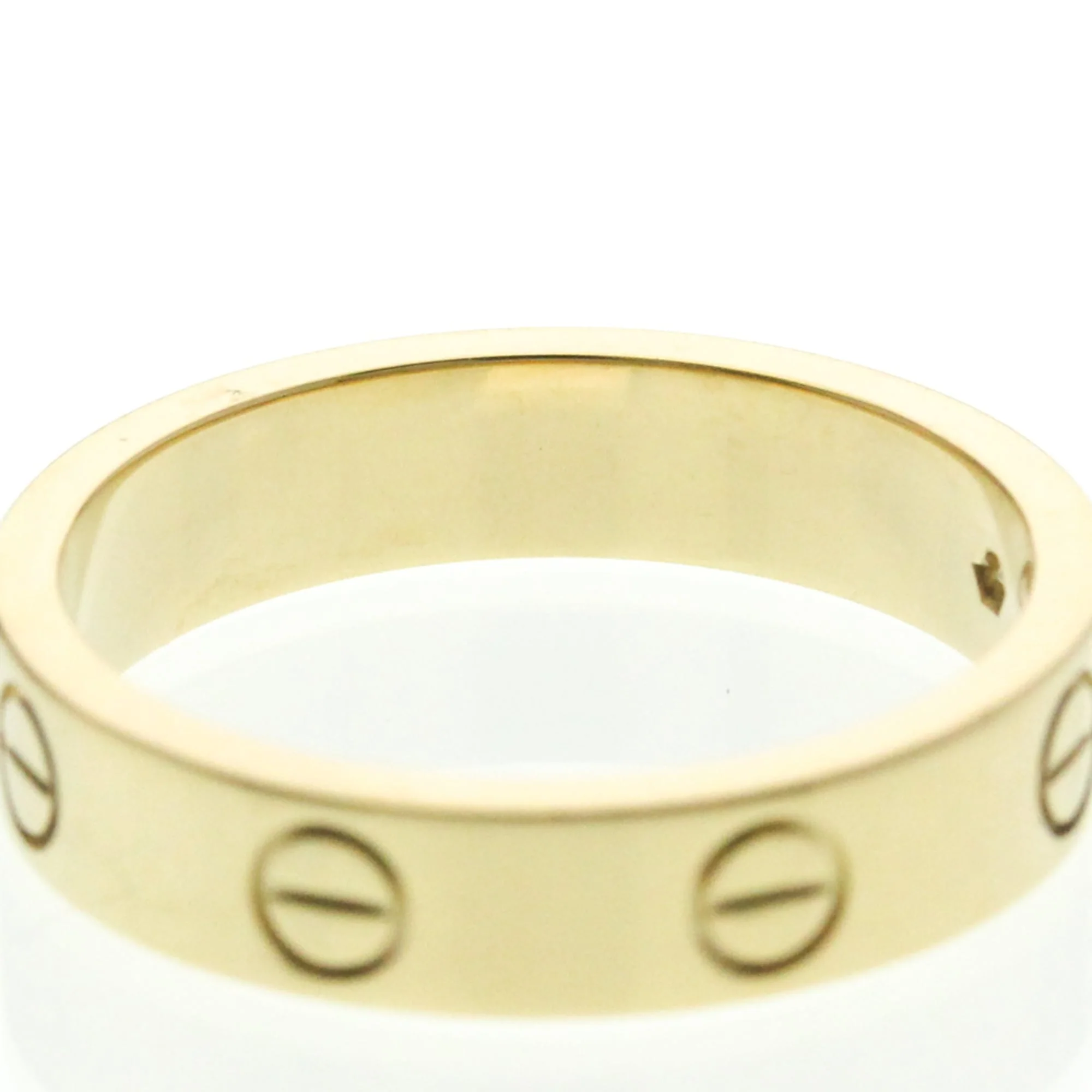Mini Ring 18K Yellow Gold with Diamond - Image 7