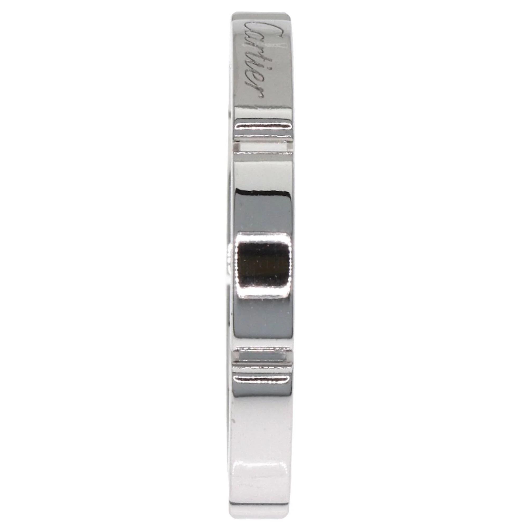 Panthere Ring 18K White Gold 2.5mm - Image 3