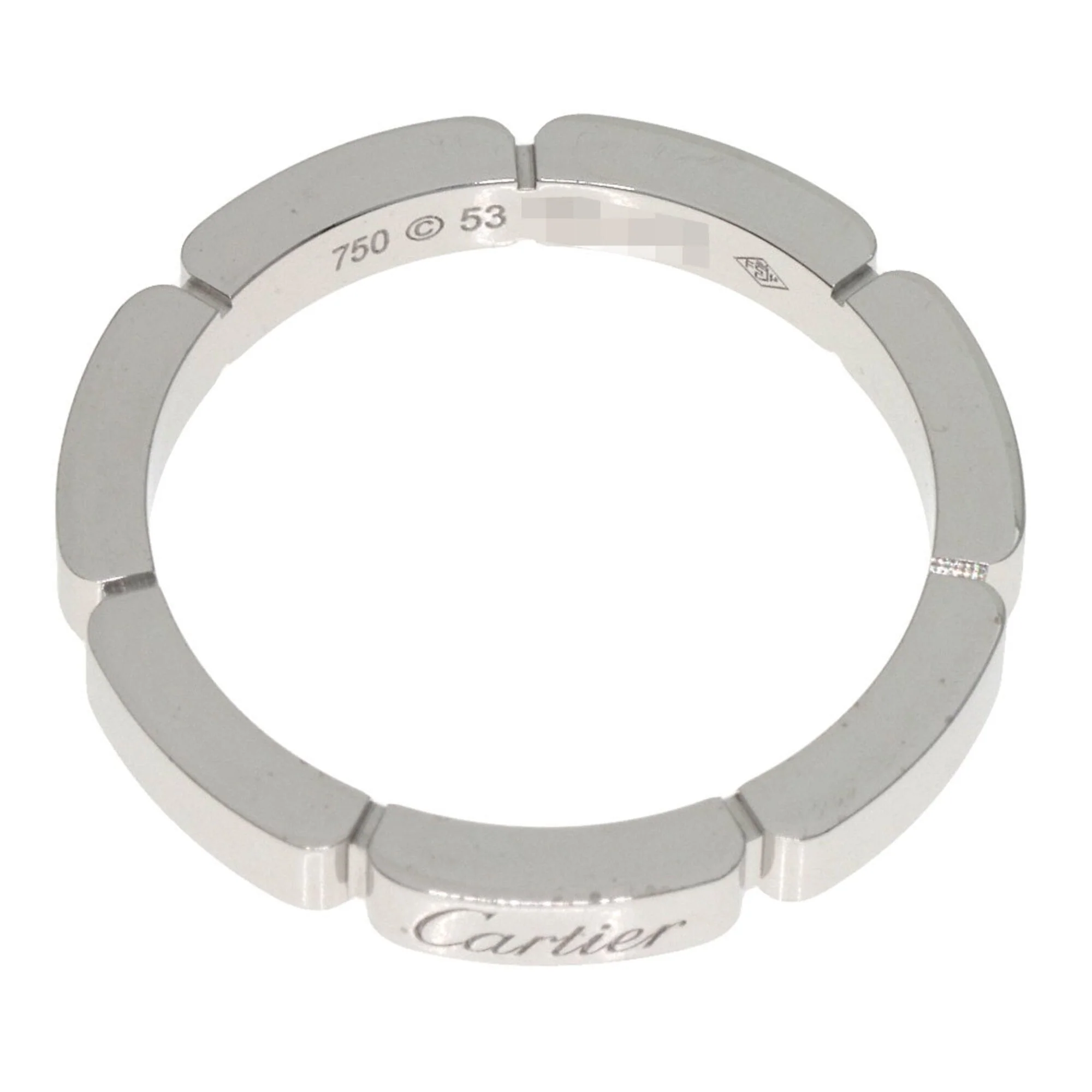 Panthere Ring 18K White Gold 2.5mm - Image 4