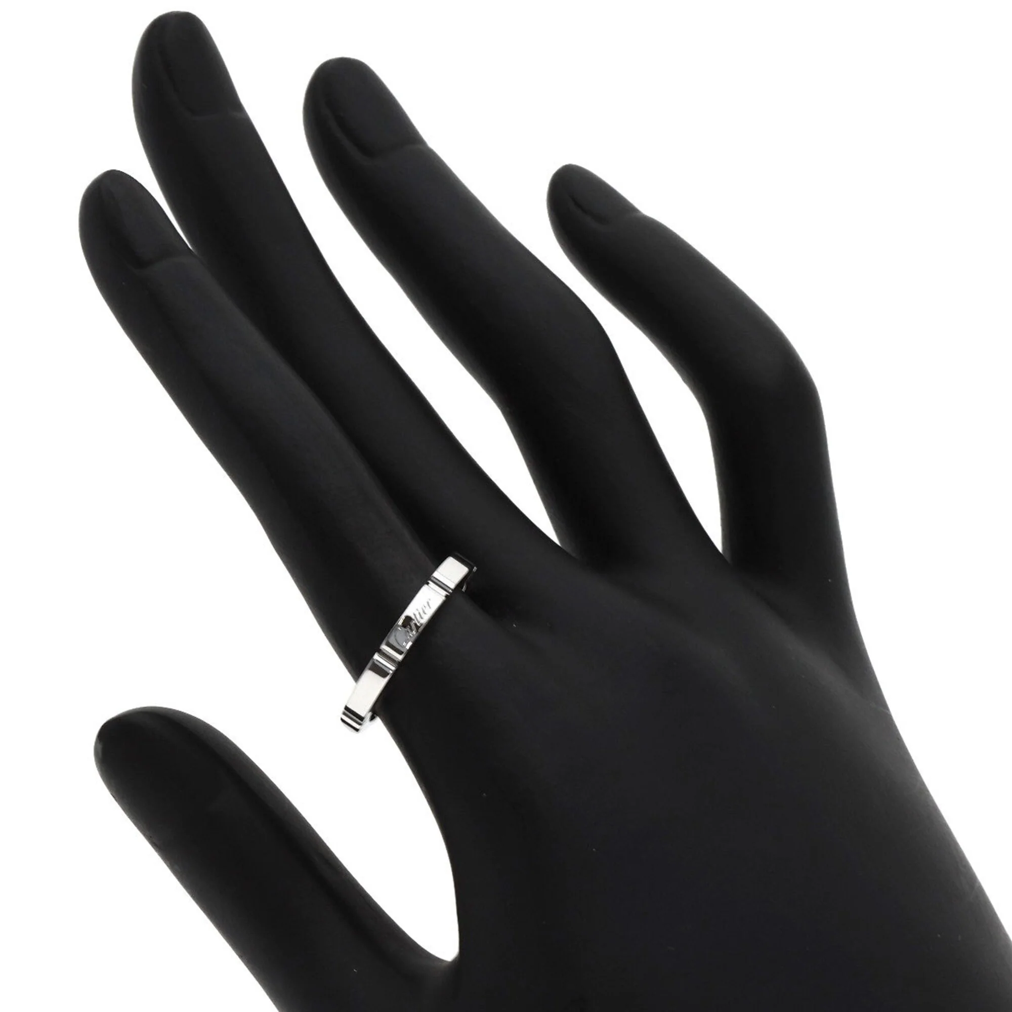 Panthere Ring 18K White Gold 2.5mm - Image 5