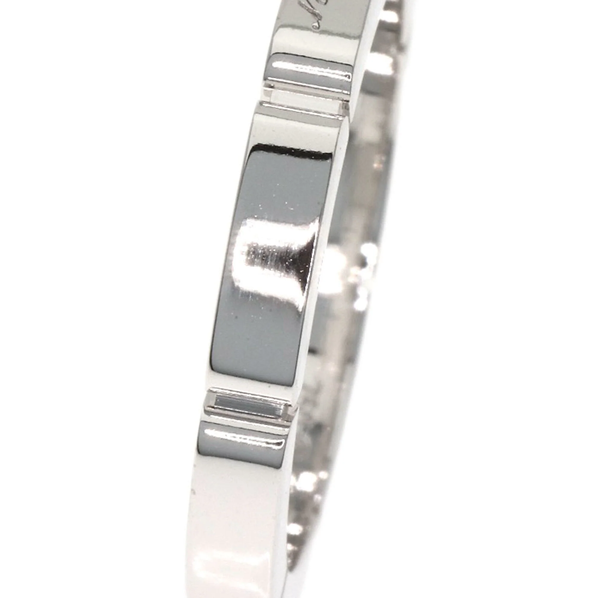 Panthere Ring 18K White Gold 2.5mm - Image 8